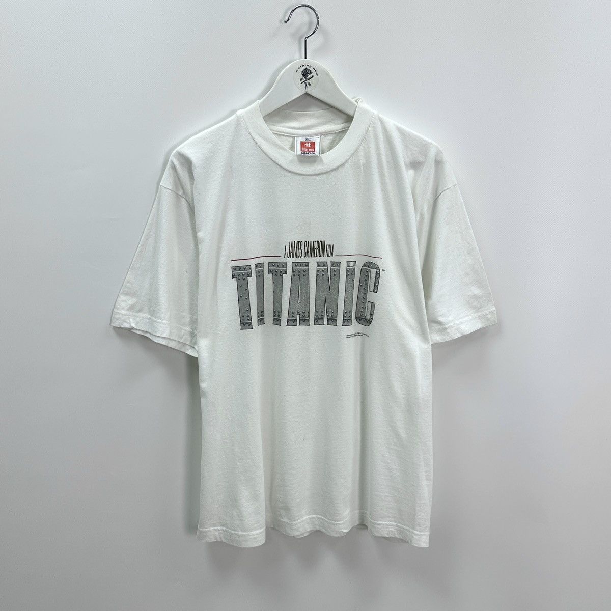 Vintage Vintage 90s James Cameron Titanic promo tee rare 1998 movie Size US XL / EU 56 / 4 - 1 Thumbnail