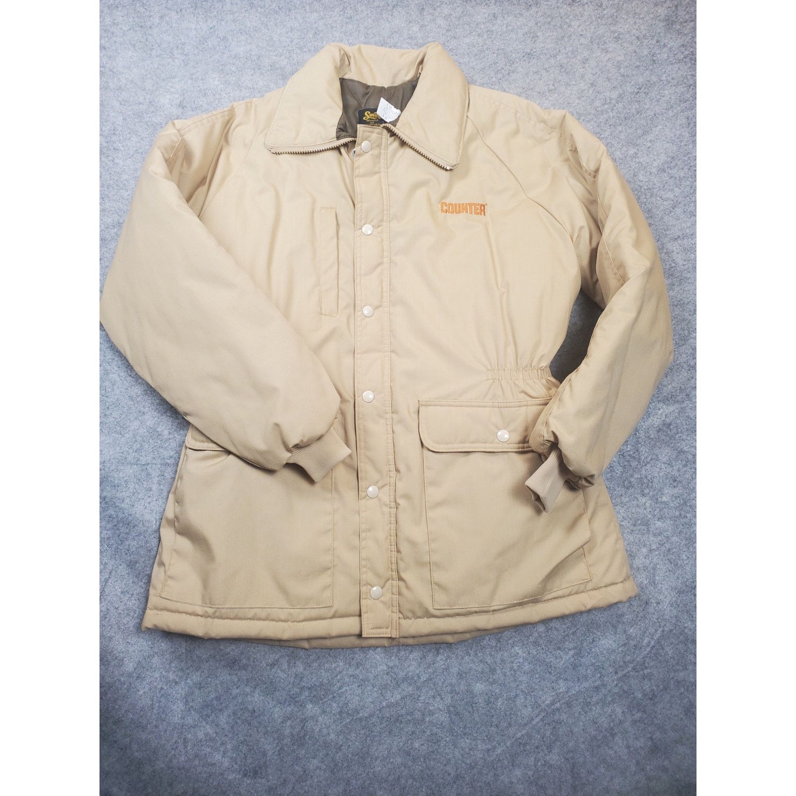 Swingster Swingster VTG Men's Large Tan Counter Utility Farm Jacket Size US L / EU 52-54 / 3 - 1 Thumbnail