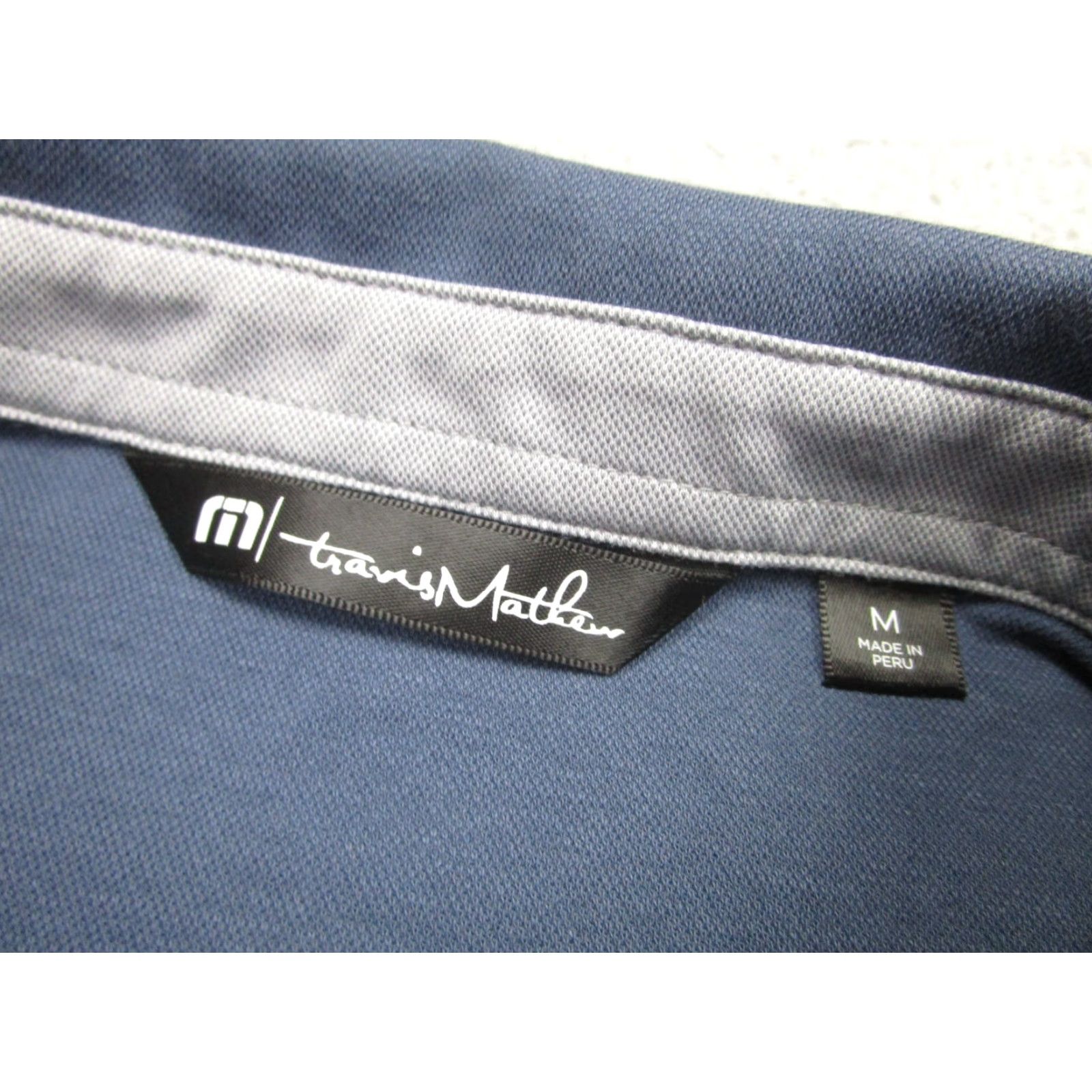 TravisMathew Travis Mathew Polo Shirt Mens M Blue Gray Golf Country Club 1959 Size US M / EU 48-50 / 2 - 6 Thumbnail