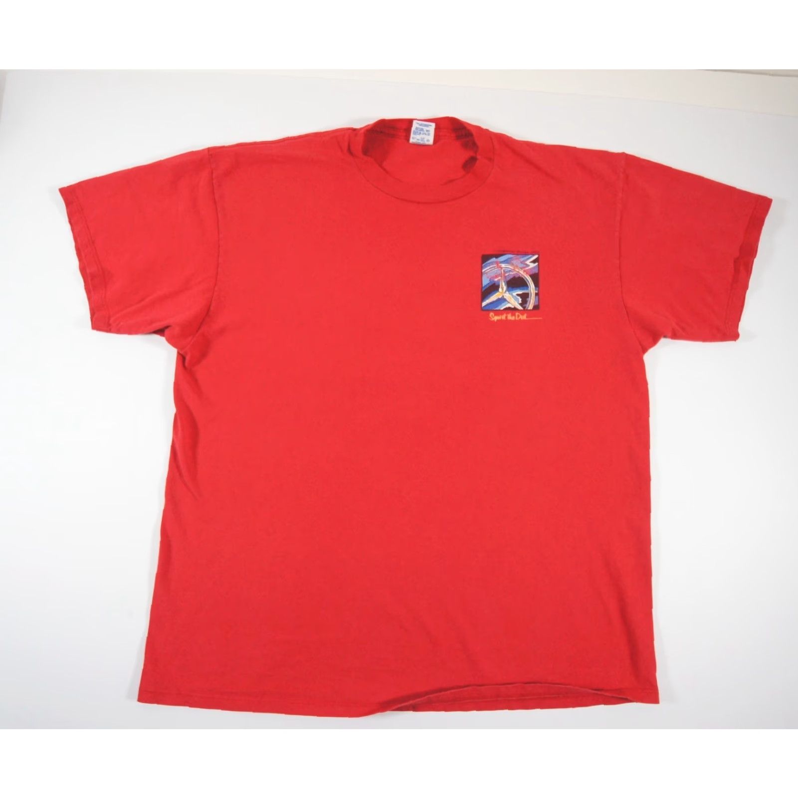 Jerzees Vintage Mercedes Car T-Shirt Men 2XL Red Short Sleeve Auto Logo Classic Automobile All Seasons Size US XXL / EU 58 / 5 - 4 Thumbnail
