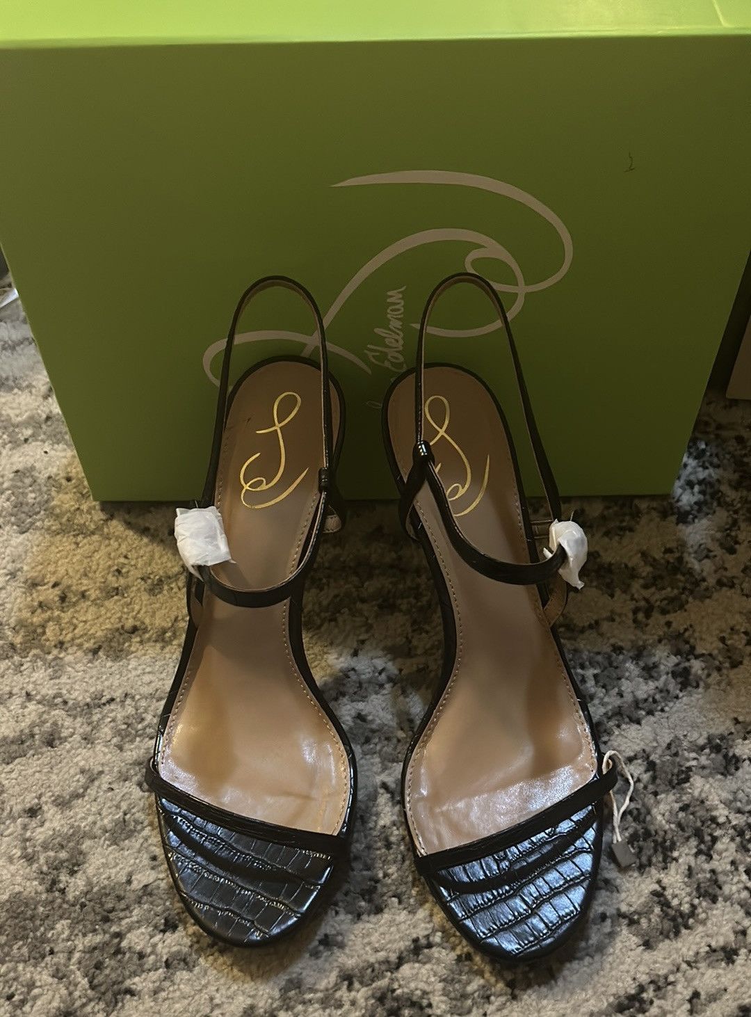 Sam Edelman Sam Edelman Doran faux croc-effect leather sandals size 9.5 Size US 9.5 / IT 39.5 - 5 Thumbnail