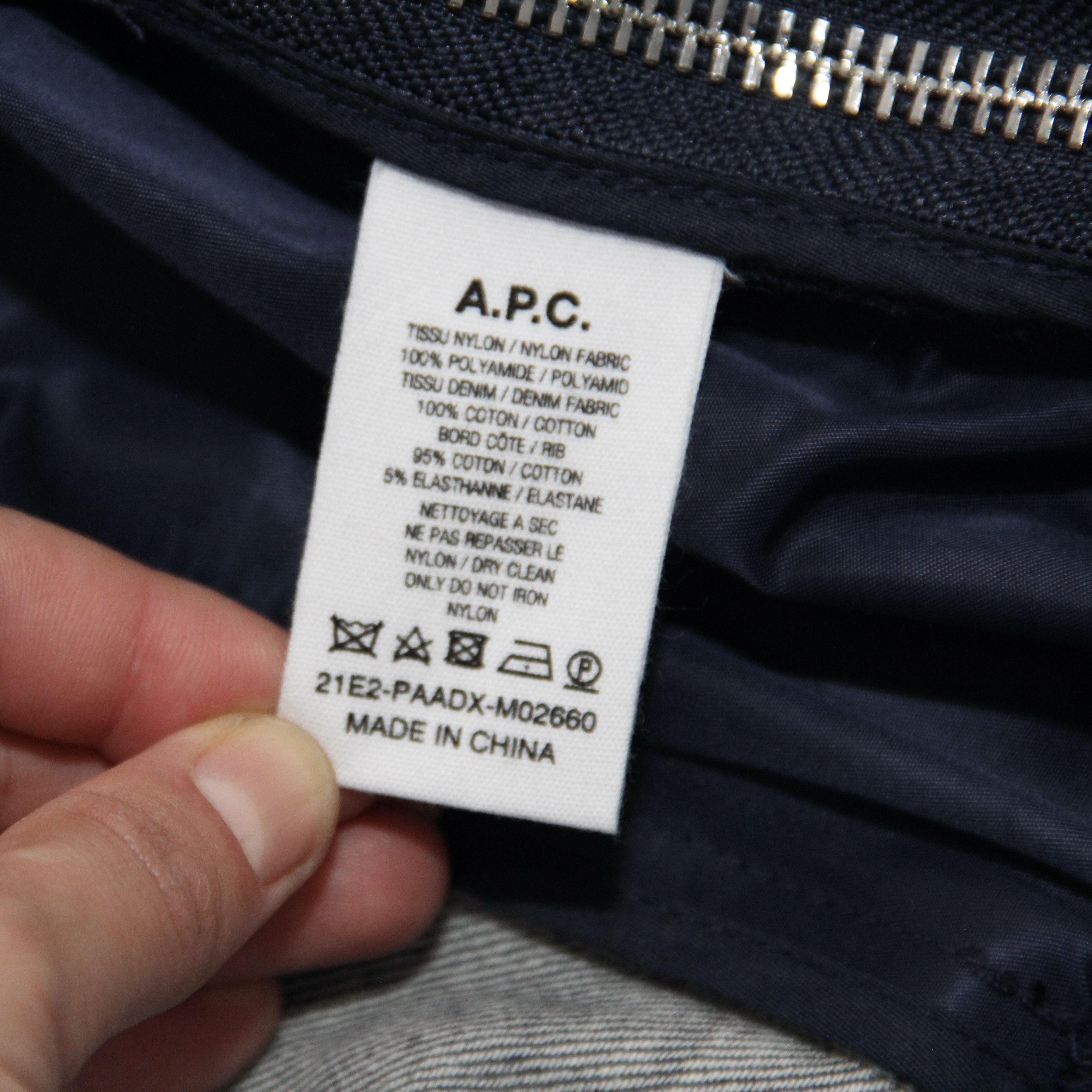 A.P.C. × Sacai A.P.C x Sacai Denim Bomber Jacket BNWT Small Size US XS / EU 42 / 0 - 7 Thumbnail