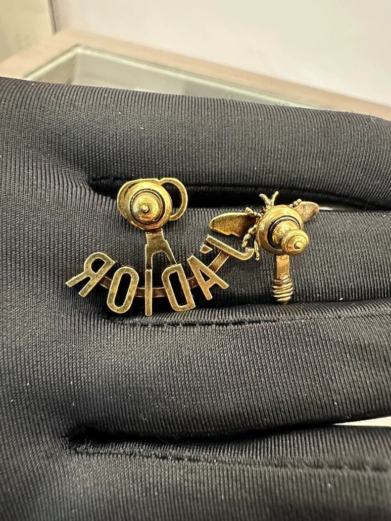 Dior Dior J'adior Vintage Bee Earrings Gold-2505 Size ONE SIZE - 2 Thumbnail