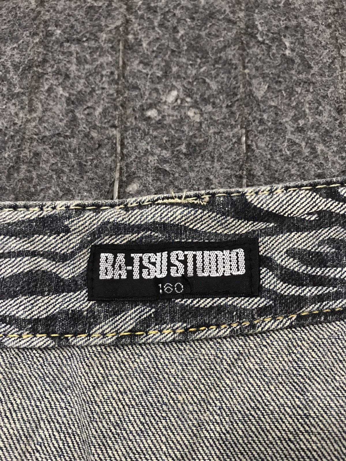 Japanese Brand Hype Japanese Brand Bat-su Studio Double Waist Denim Jeans Size US 30 / EU 46 - 9 Thumbnail
