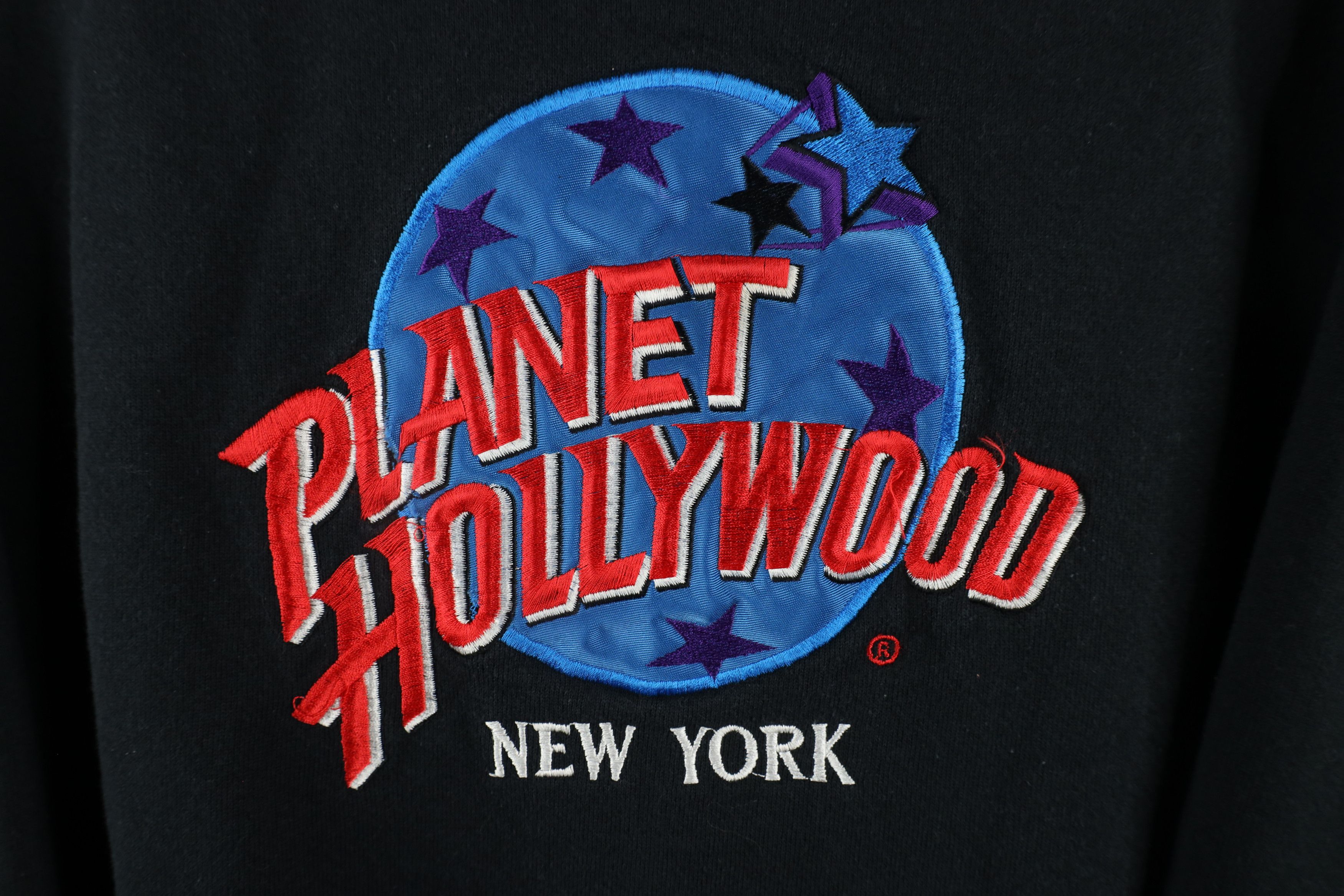 Vintage Vintage 90s Planet Hollywood New York Sweatshirt USA Size XL / US 12-14 / IT 48-50 - 4 Thumbnail