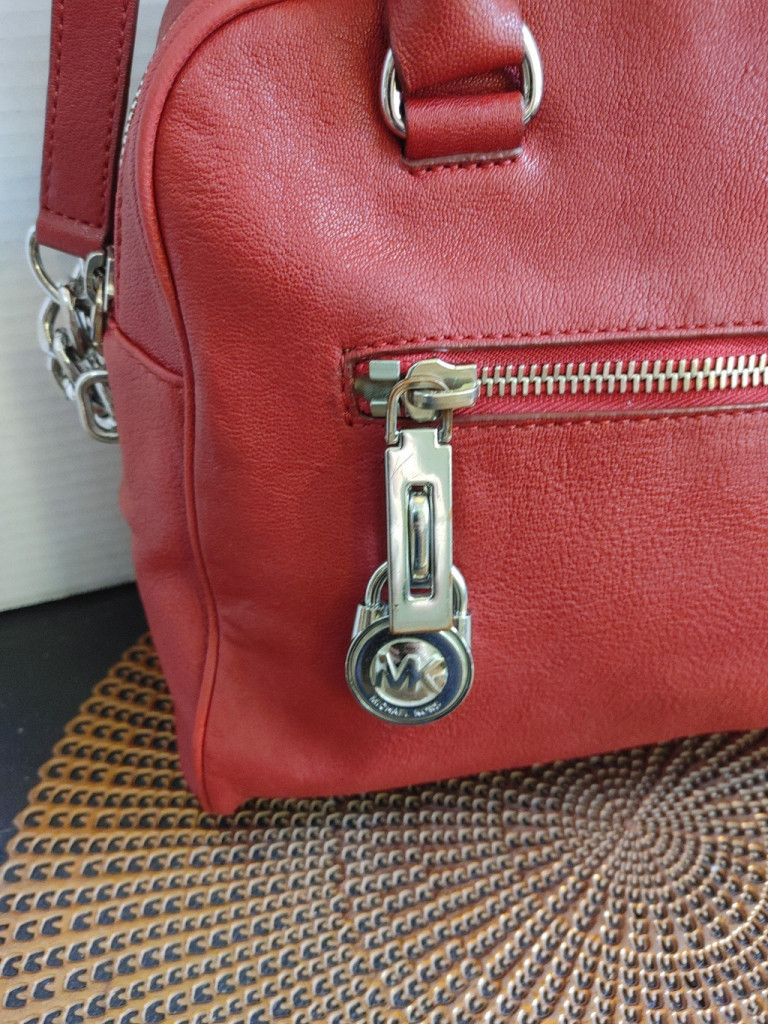 Michael Kors Michael Kors Knox Leather Satchel Size ONE SIZE - 2 Thumbnail