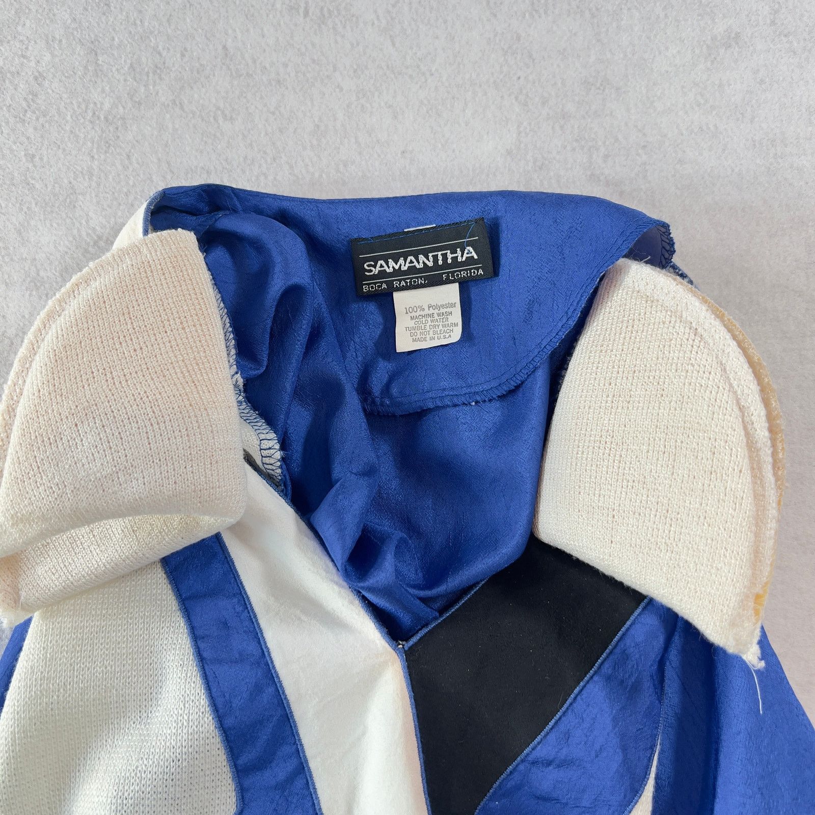 Other Samantha Boca Raton FL Top 100% Polyester Long Sleeve USA Size M / US 6-8 / IT 42-44 - 5 Thumbnail