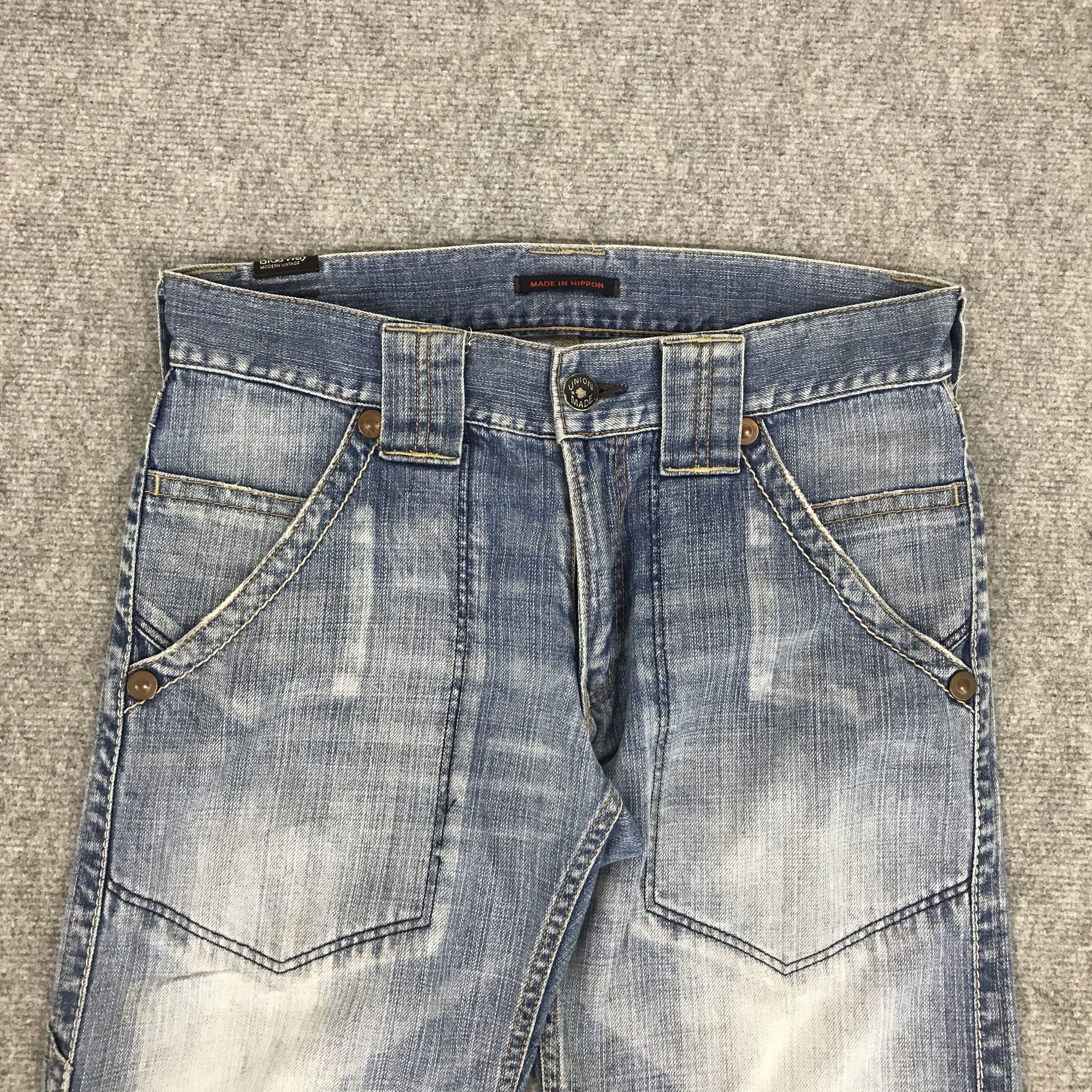 If Six Was Nine × Japanese Brand × Le Grande Bleu (L.G.B.) FLARED BLUE WAY MODERN BOOTCUT DENIM JEANS Size US 32 / EU 48 - 3 Thumbnail