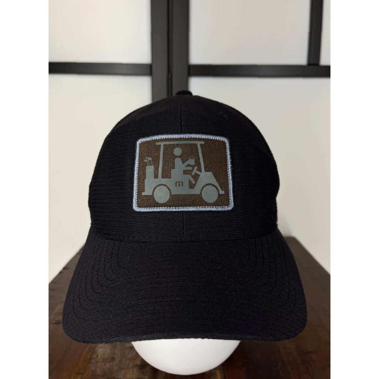 TravisMathew Travis Mathew Hat Adult One Size Black 100% Polyester Golf Cart Size ONE SIZE - 2 Thumbnail