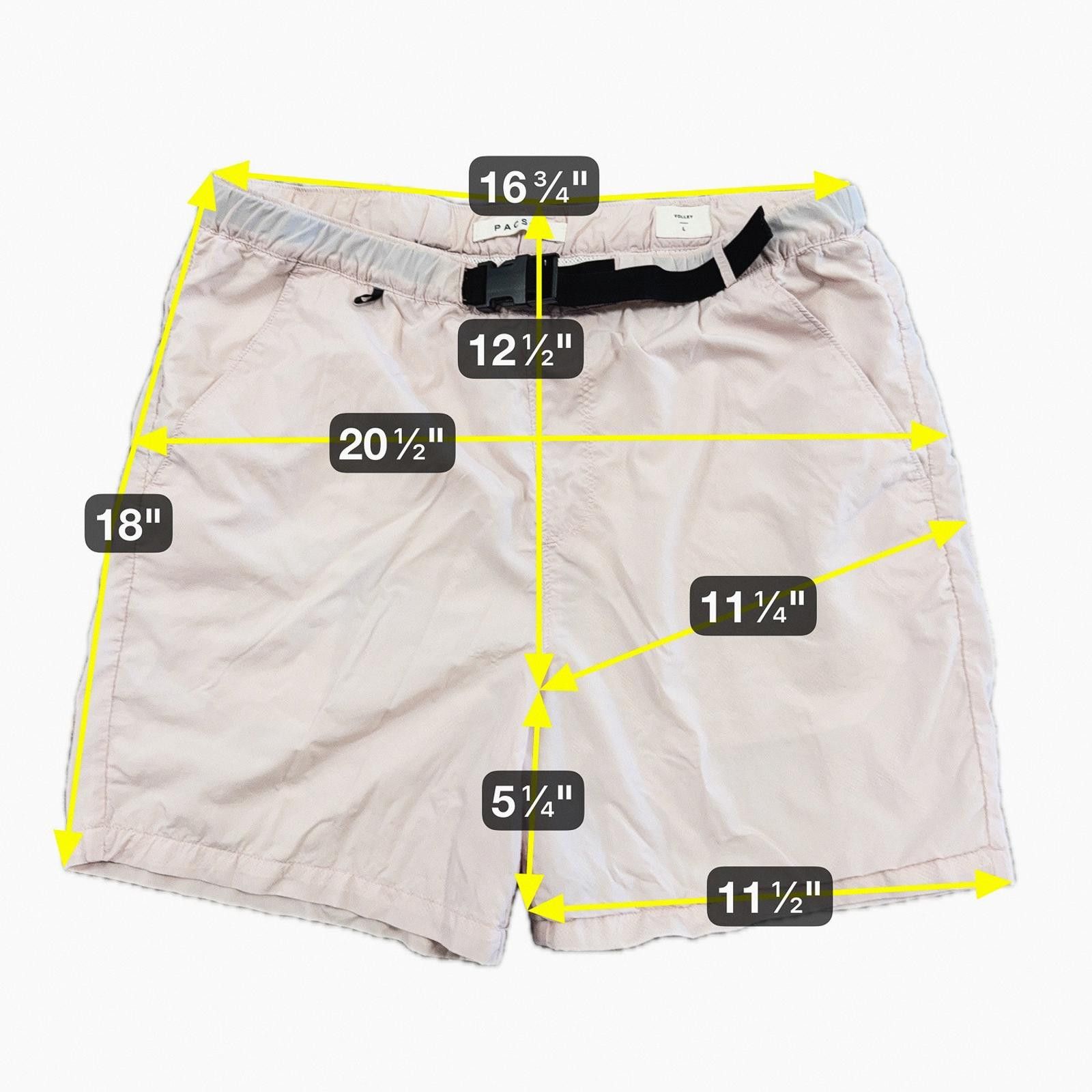 Pacsun PacSun Volley Shorts Mens Large Pink Belted Nylon Mesh Lined Size US 34 / EU 50 - 9 Thumbnail