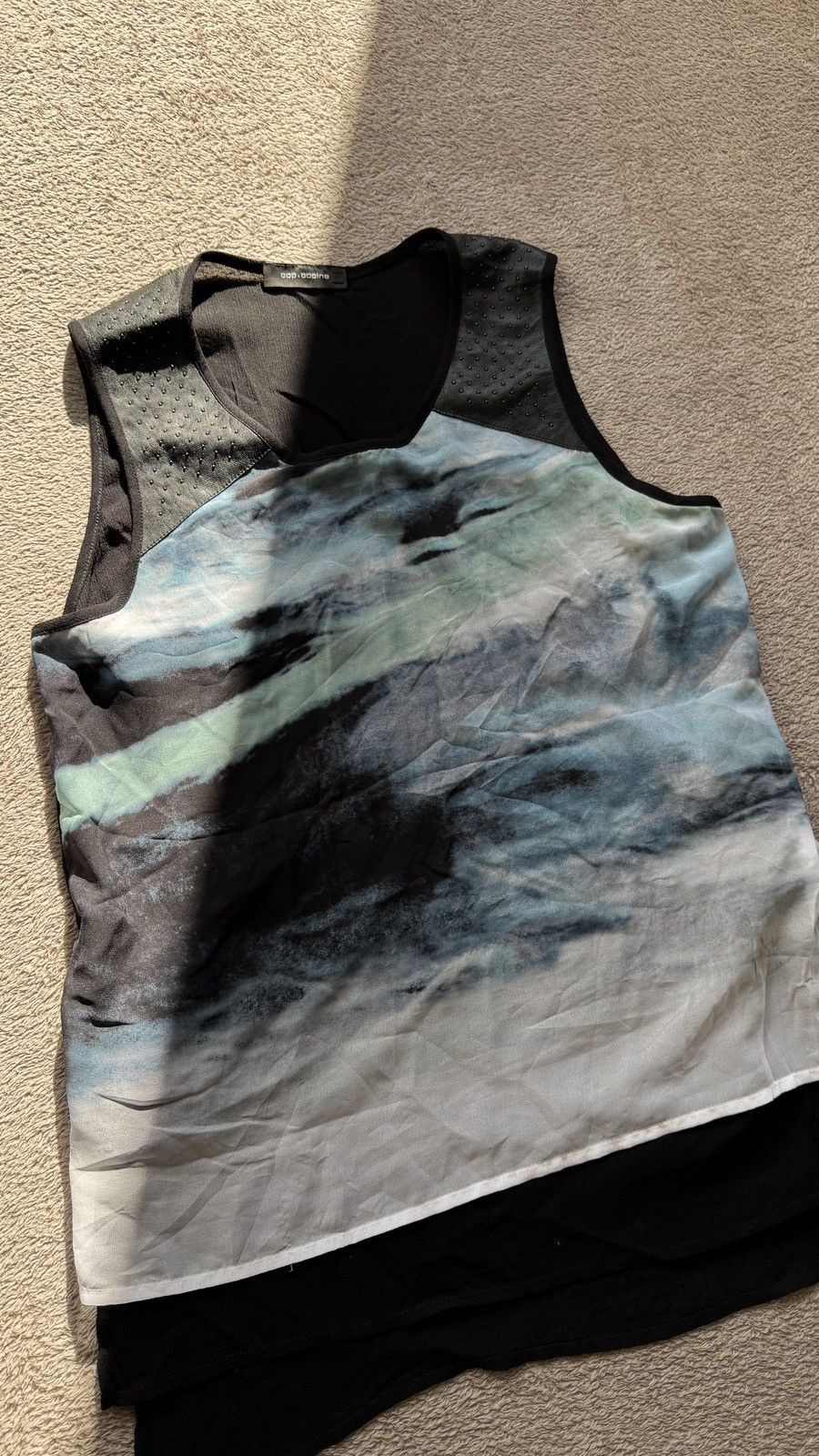 Cop Copine Cop Copine Leather Sleeveless Reps Top Gaultier Galliano Y2K Size M / US 6-8 / IT 42-44 - 2 Thumbnail