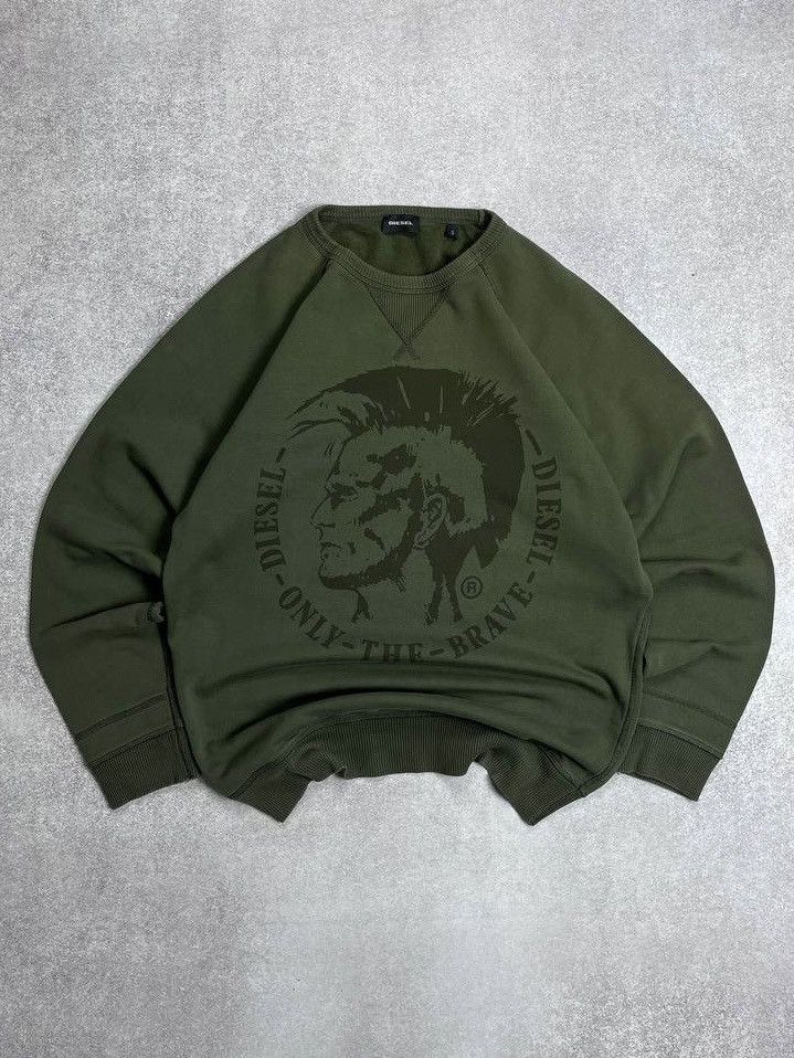 Diesel × Vintage VINTAGE DIESEL ARCHIVAL BIG LOGO SWEATSHIRT Y2K S Size US S / EU 44-46 / 1 - 1 Thumbnail