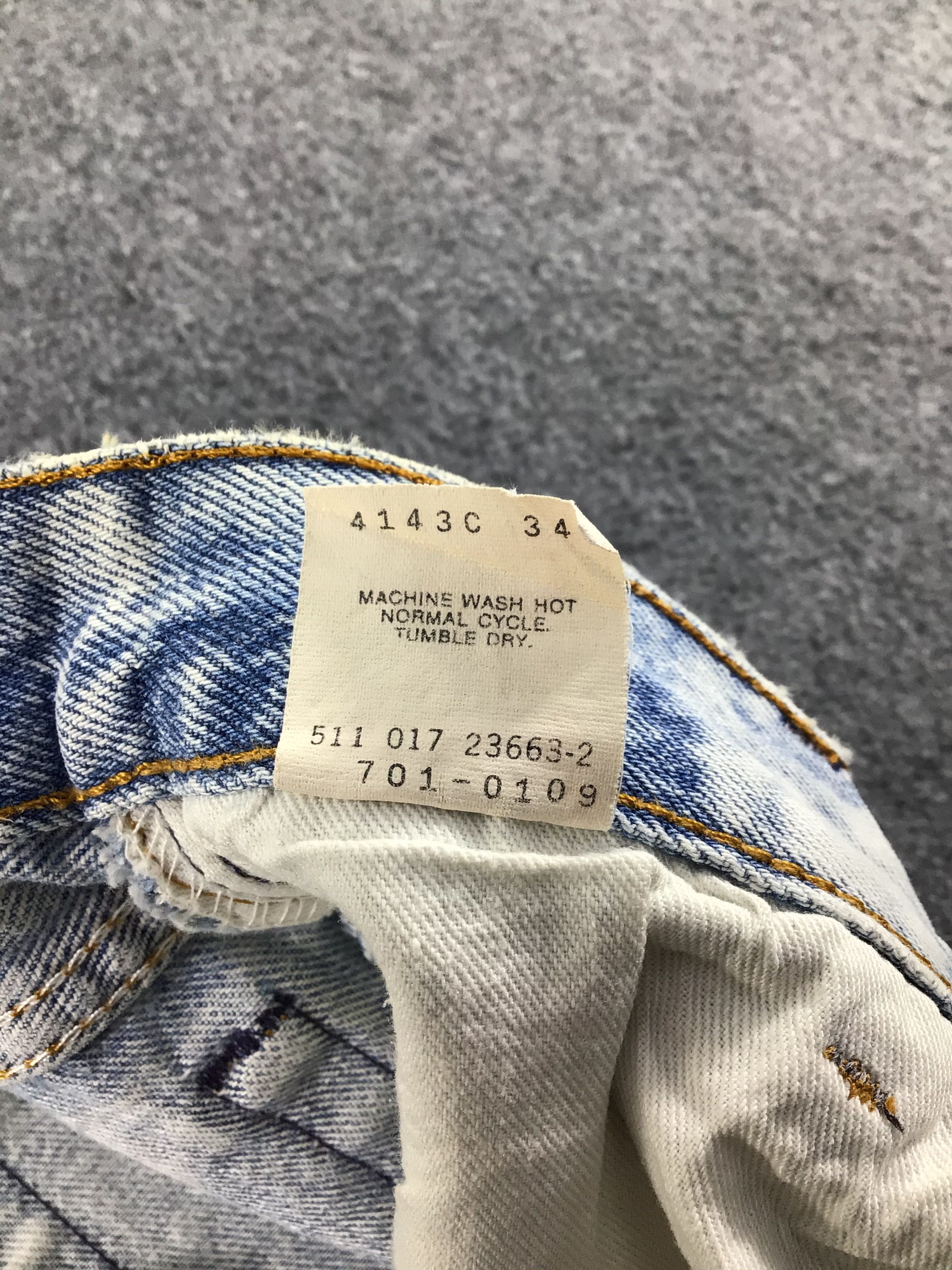 Levi's Vintage Levis 701 Jeans Levi's Acid Wash Denim -J413 Size US 28 / EU 44 - 11 Thumbnail