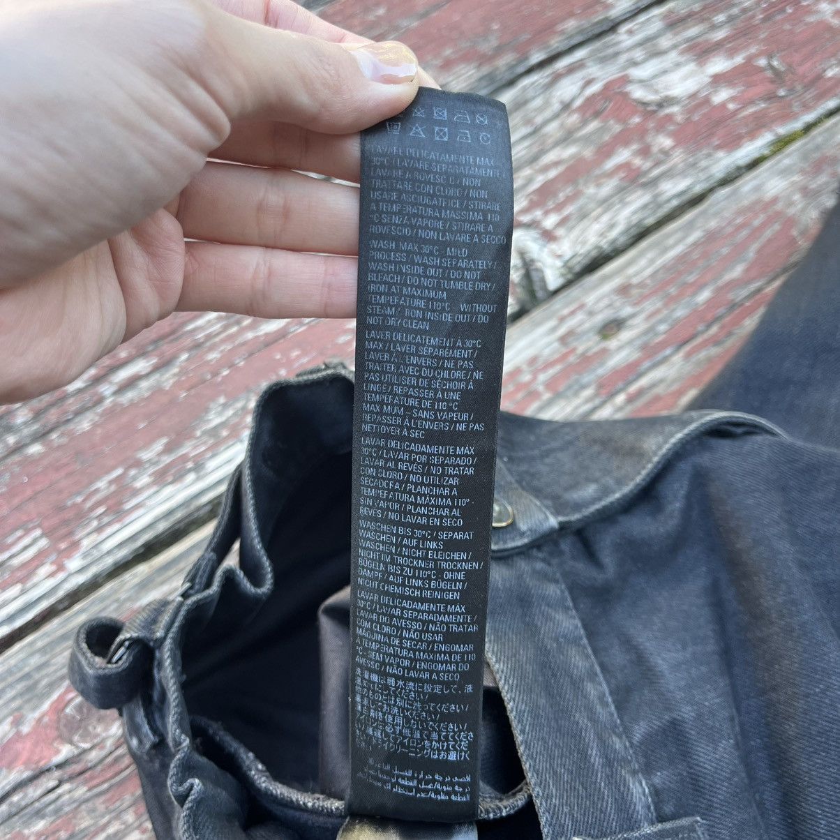 Balenciaga Balenciaga Black Baggy Ripped Skater Distressed Denim Jeans Size US 30 / EU 46 - 8 Thumbnail