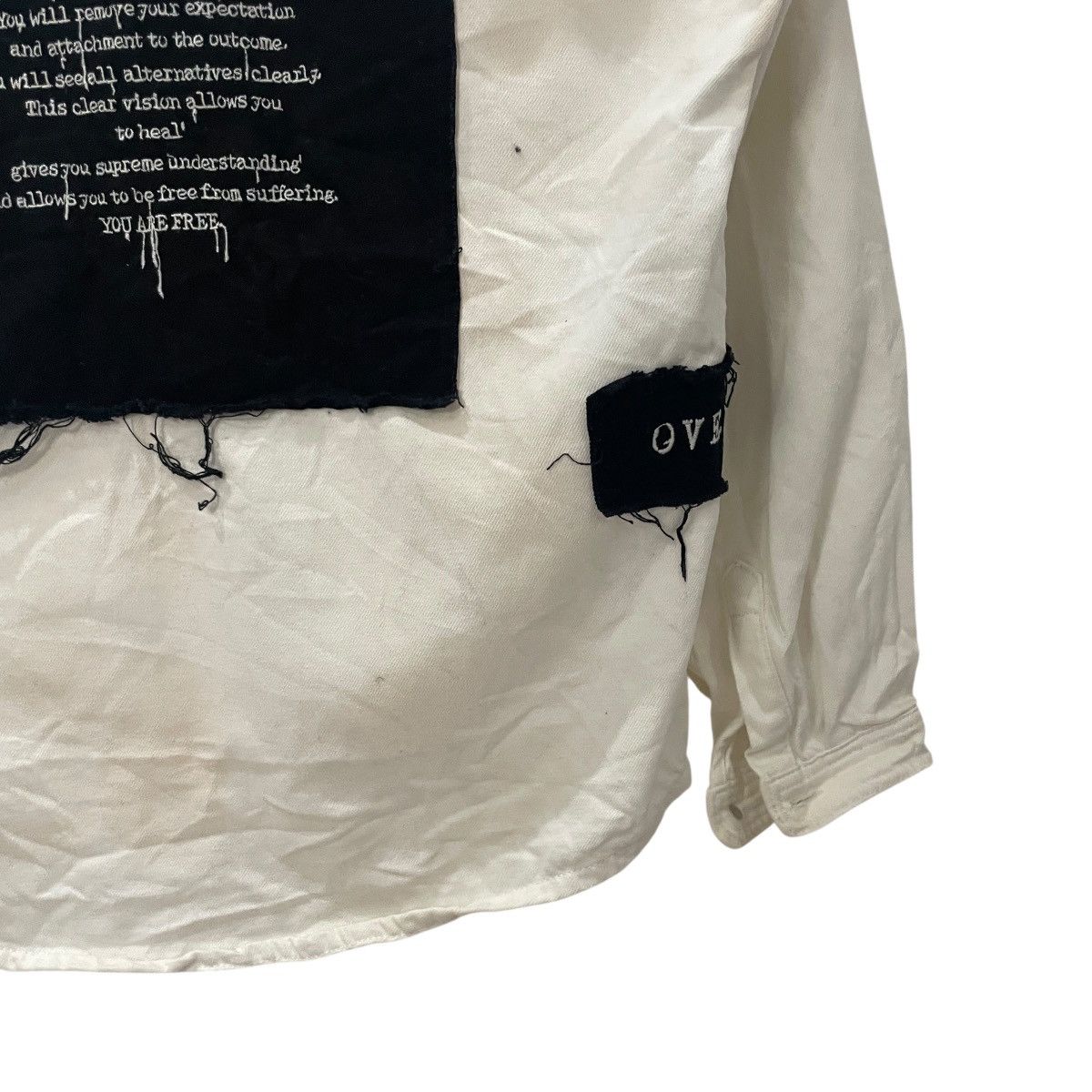 Zara Vintage Zara Punk Motive Denim Jacket Size US L / EU 52-54 / 3 - 10 Thumbnail
