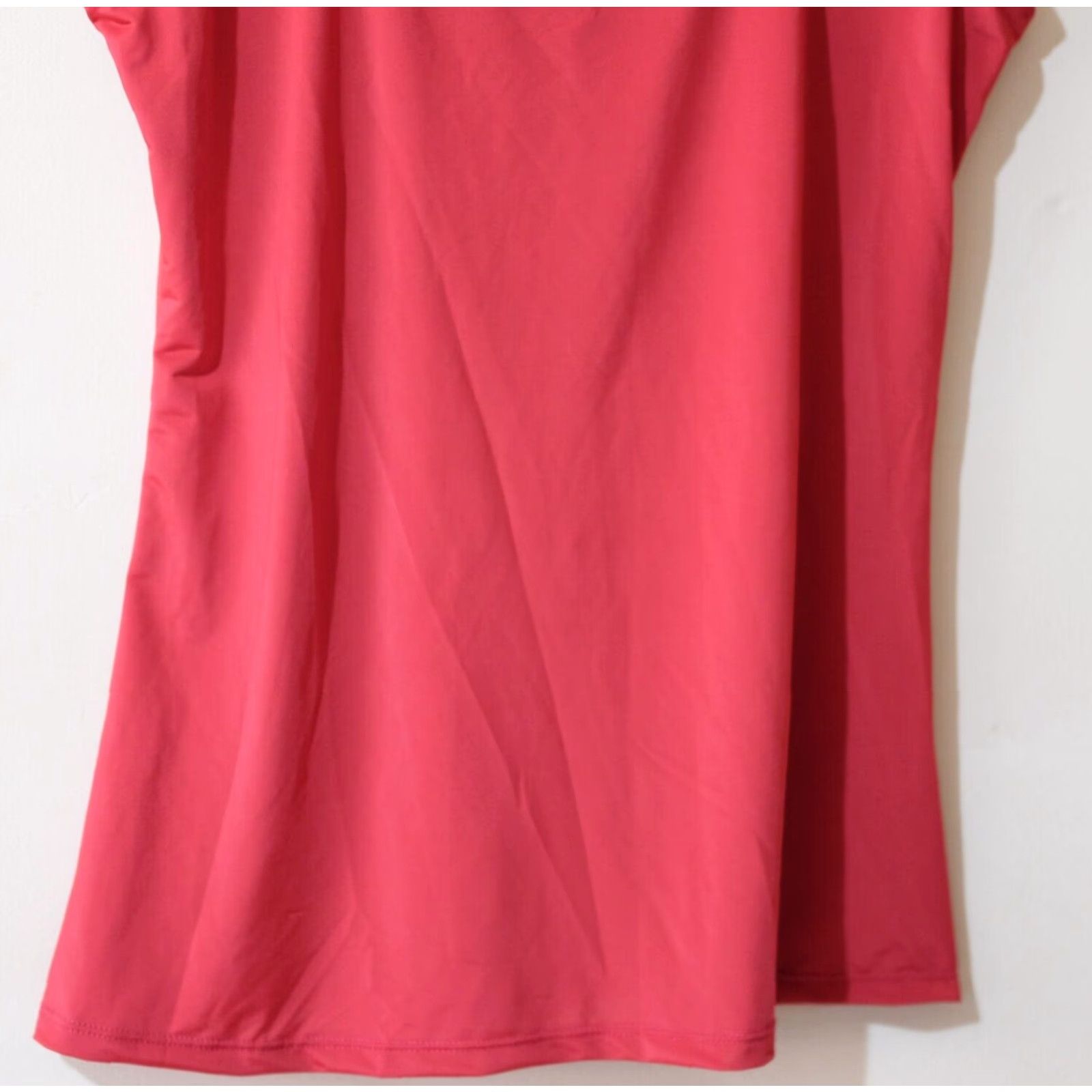Vintage VINTAGE Felina Lingerie Camisole Cami Lace Trim Tank Top Red Size L Women's Tank Top Lace Trim Sleeveless Scoop Neck Pullover Wide Strap Size L / US 10 / IT 46 - 3 Thumbnail