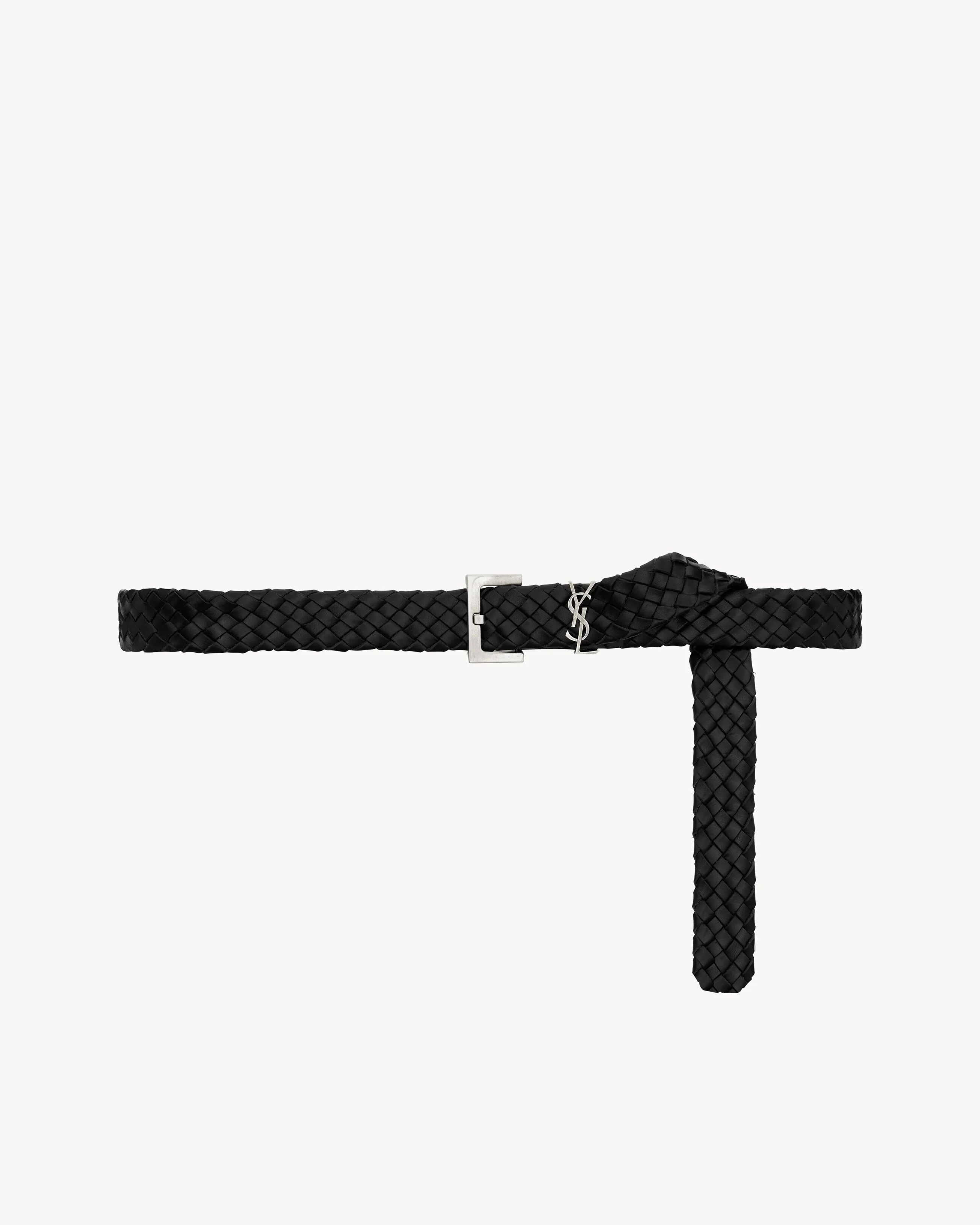Saint Laurent Paris o1b1hav110226 Size: 85 = 34 / Cassandre Belt Leather Size 34 - 1 Thumbnail