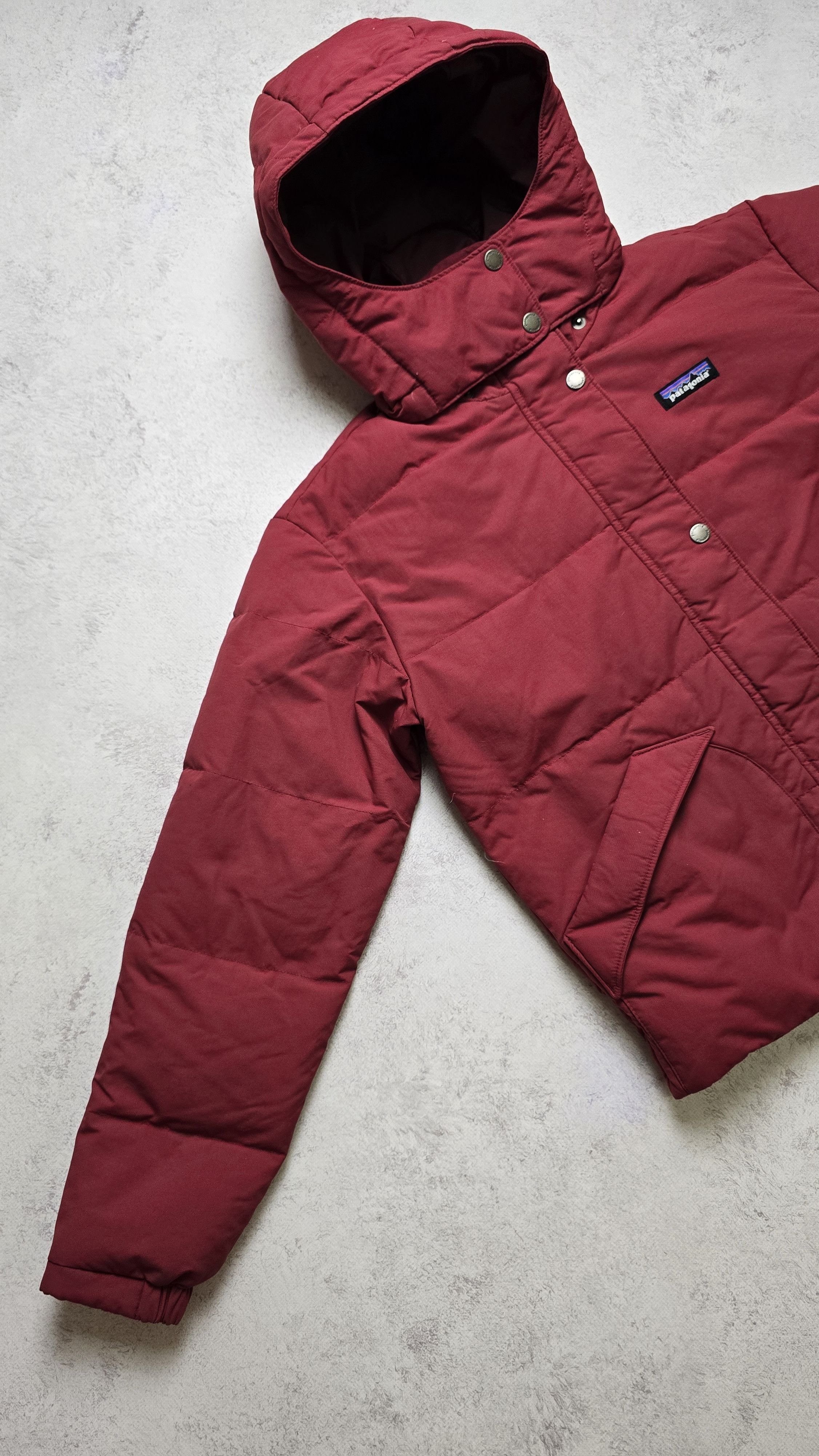 Patagonia Patagonia Hooded Down Puffer Jacket Cropped Winter Coat Size S / US 4 / IT 40 - 10 Thumbnail