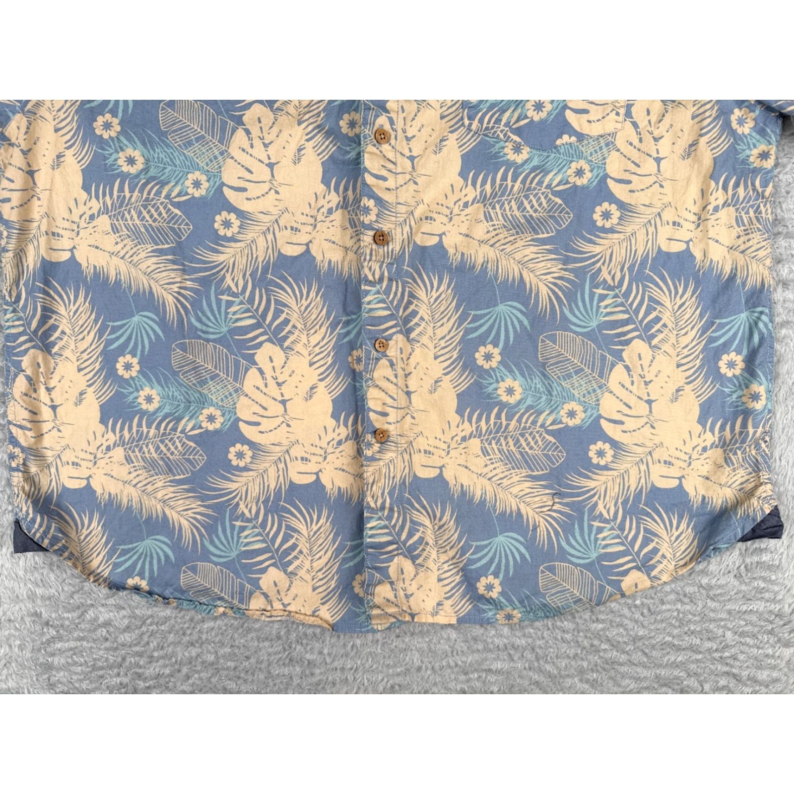 Vintage VINTAGE Pacific Marlin Shirt Men's 2XL Blue Floral Palm Leaf Hawaiian Size US XXL / EU 58 / 5 - 5 Thumbnail