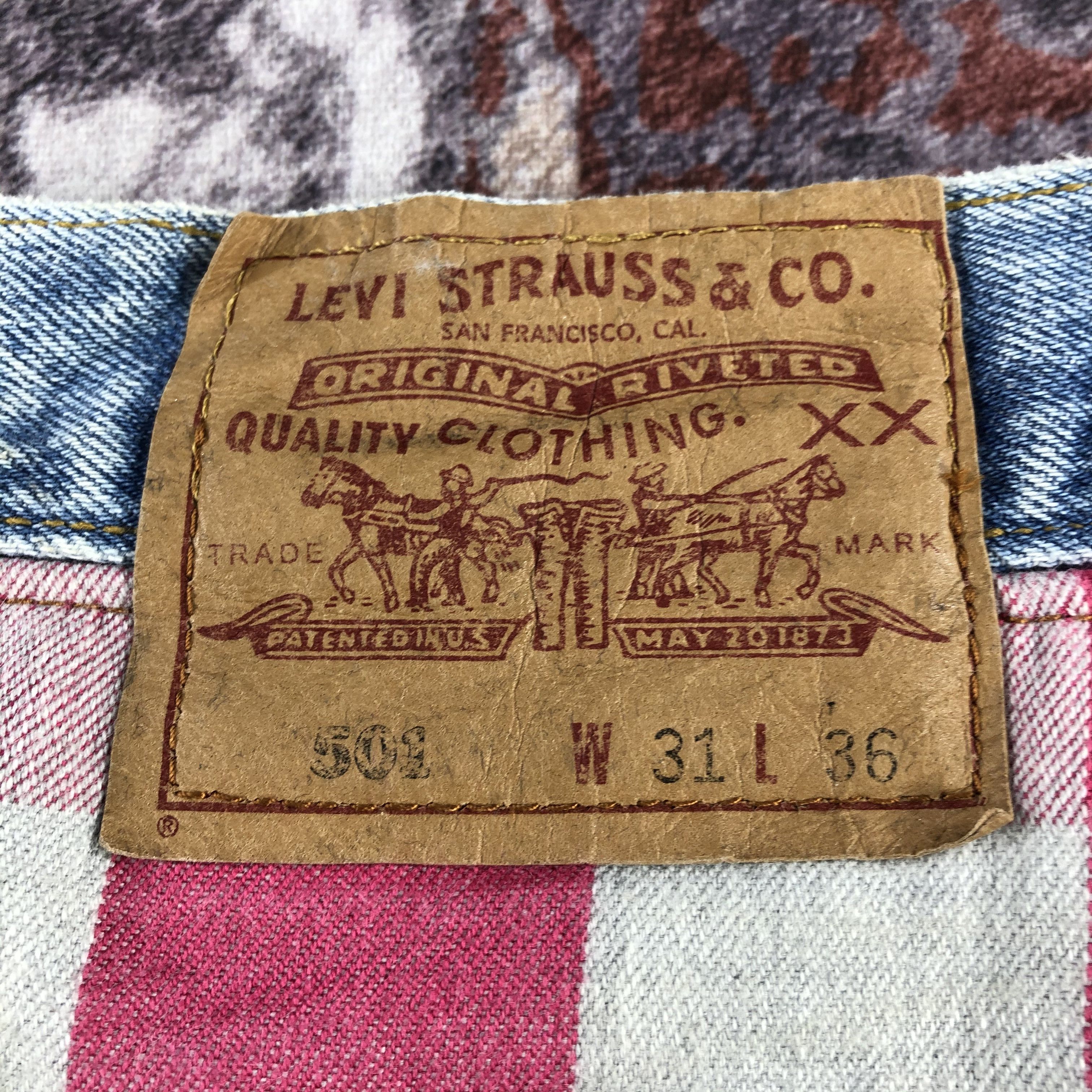 Levi's 90s Vintage Levis 501 Custom Jeans-JM2928 Size US 31 - 5 Thumbnail
