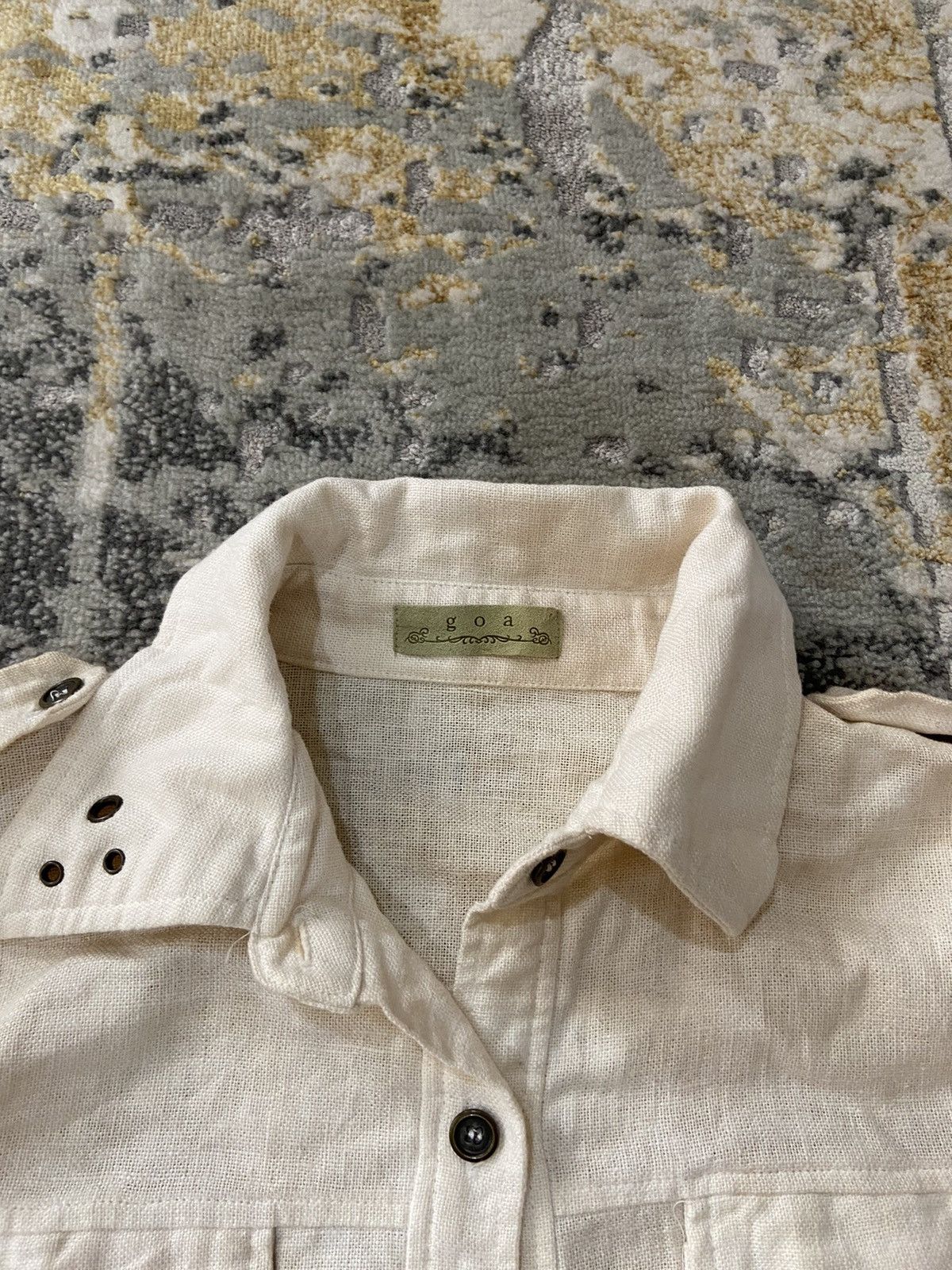 GOA GOA GOA SHIRT LINEN STYLISH Size S / US 4 / IT 40 - 4 Thumbnail