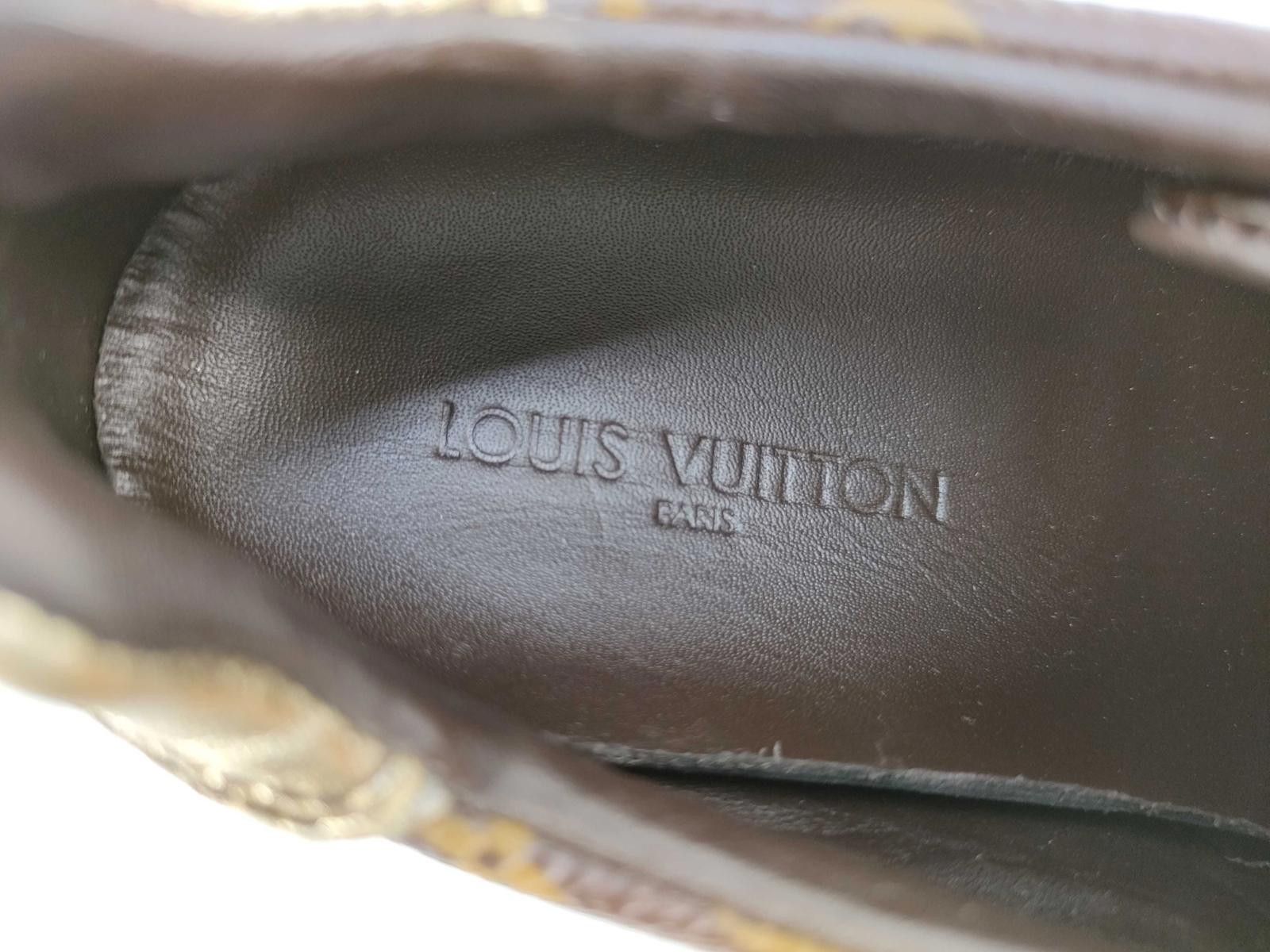 Louis Vuitton Kid's Louis Vuitton Monogram Sneakers Size US 5 / EU 37 - 4 Thumbnail