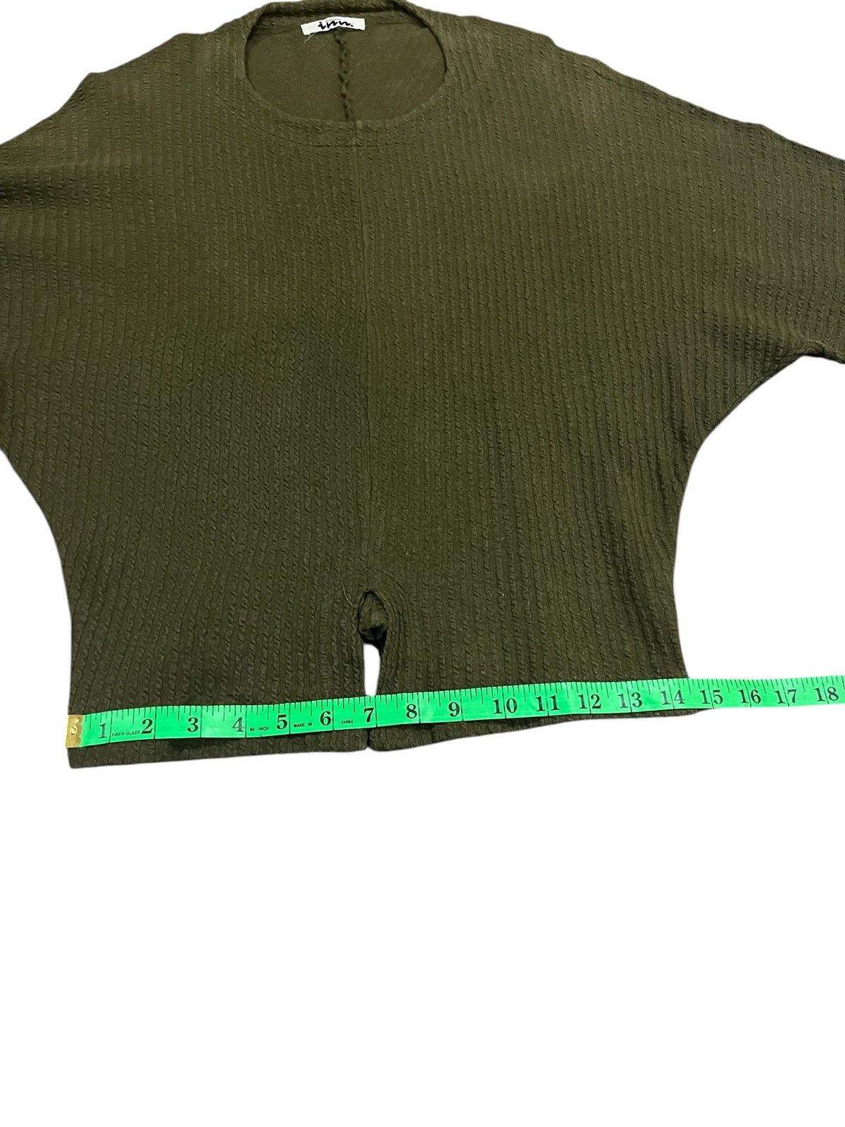 Issey Miyake vintage plantation by issey miyake batwing knit top green Size M / US 6-8 / IT 42-44 - 11 Thumbnail