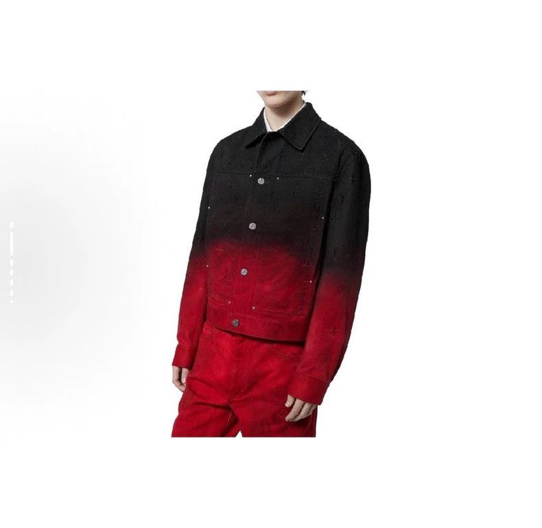 Louis Vuitton Louis Vuitton FW23 Gradient Casual Long Sleeve Denim Jacke Size US M / EU 48-50 / 2 - 3 Thumbnail