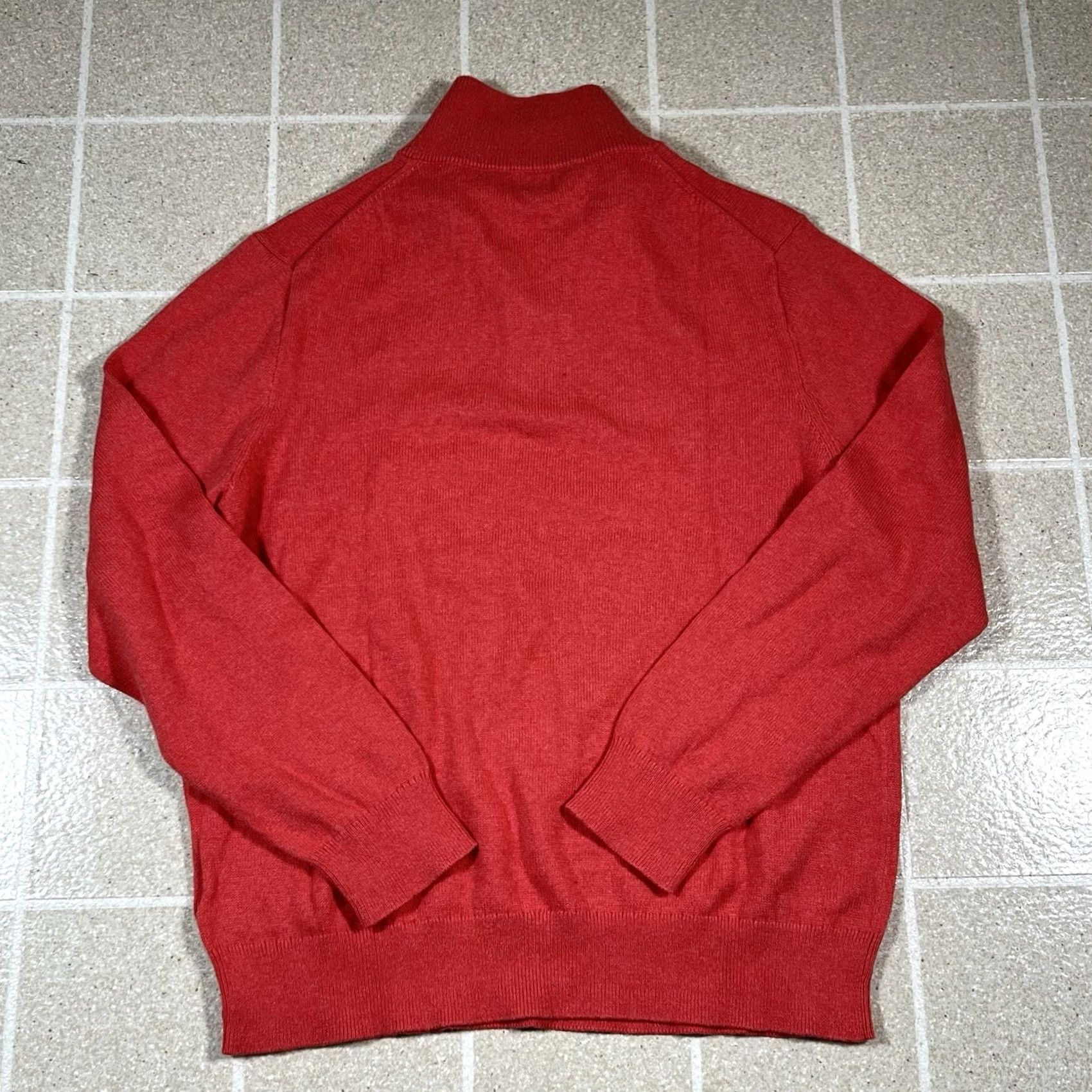 J.Crew VINTAGE J.CREW Sweater 1/4 Zip Mens L Cotton Pullover Pink Casual Size US L / EU 52-54 / 3 - 4 Thumbnail