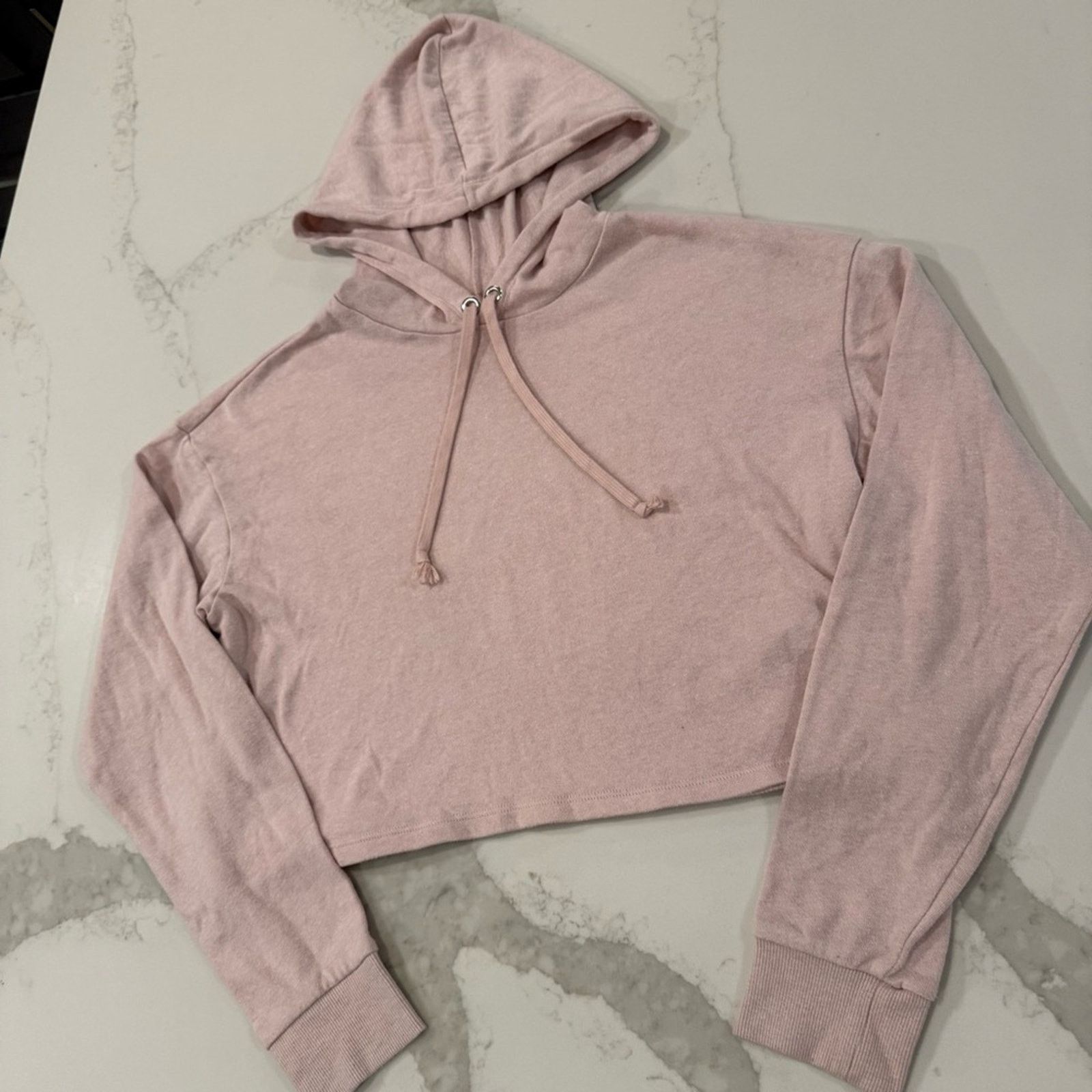 H&M H&M Divided Cropped LongSleeve Hoodie Sweatshirt Women Small Size S / US 4 / IT 40 - 2 Thumbnail