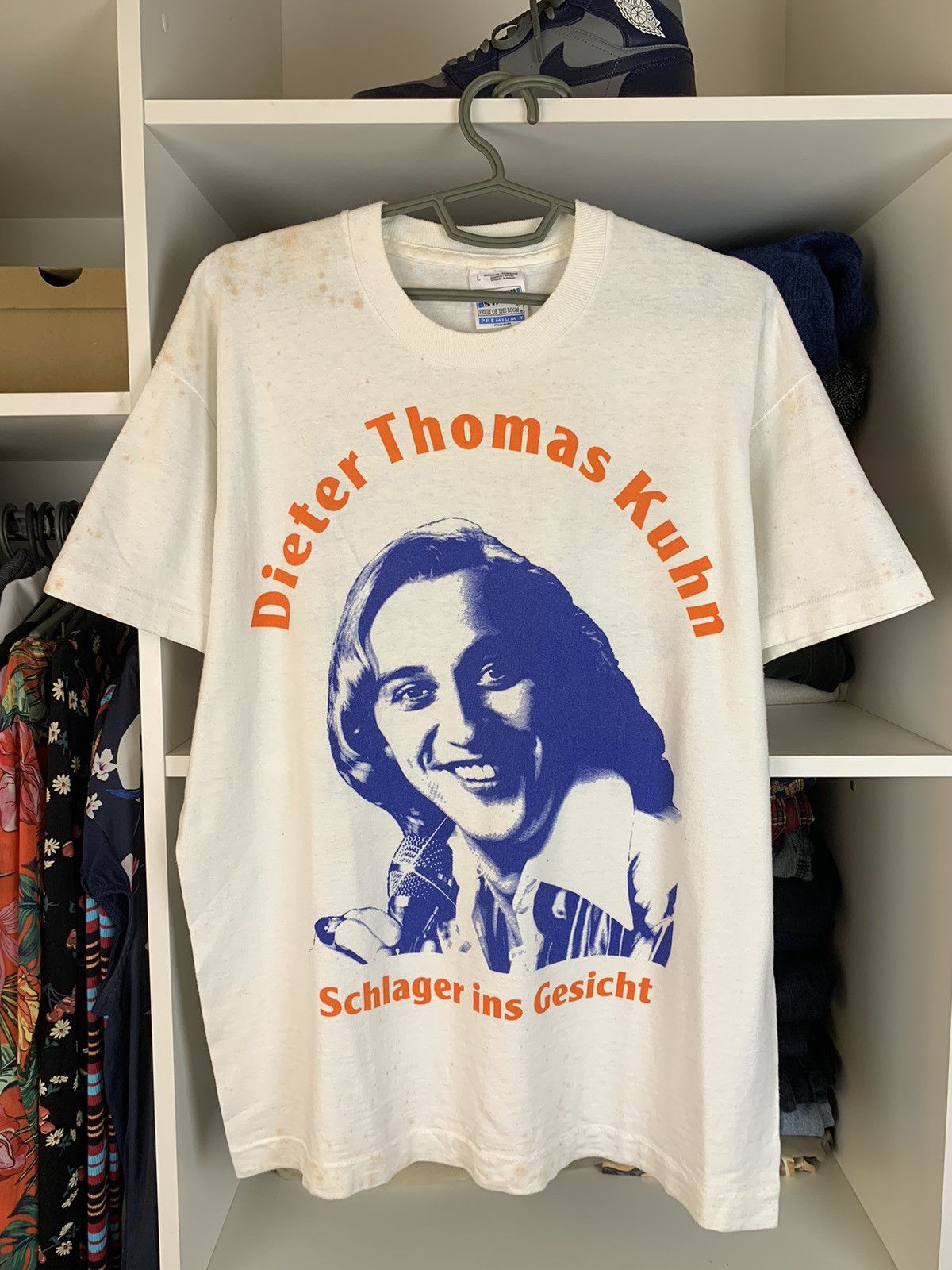 Band Tees × Vintage Vintage Dieter Thomas Kuhn Single Stitch T-shirt Size US L / EU 52-54 / 3 - 1 Thumbnail