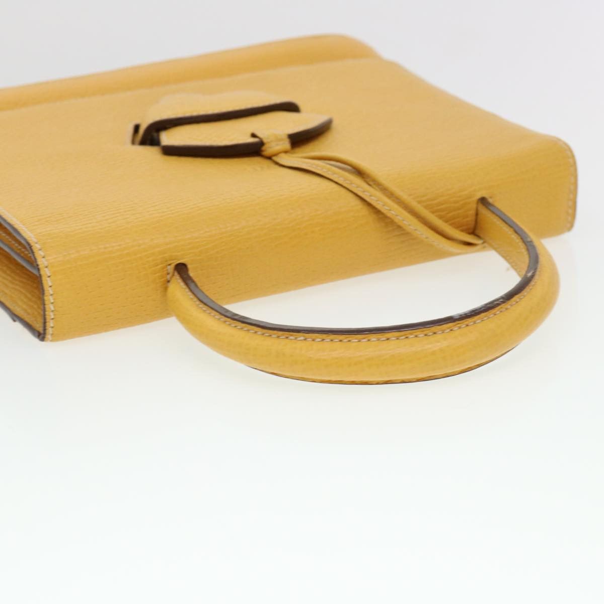 Loewe LOEWE Barcelona Hand Bag Leather Yellow Size ONE SIZE - 6 Thumbnail