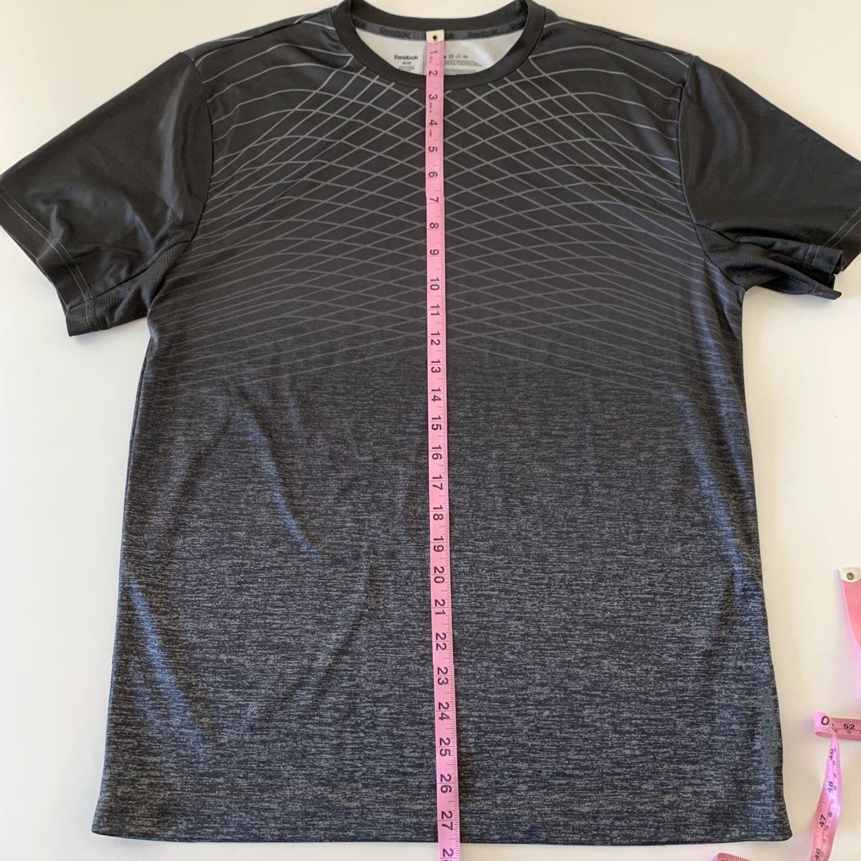 Reebok Reebok T-Shirt Athletic Short Sleeve Men's M 100% Polyester Gray Size US M / EU 48-50 / 2 - 5 Thumbnail
