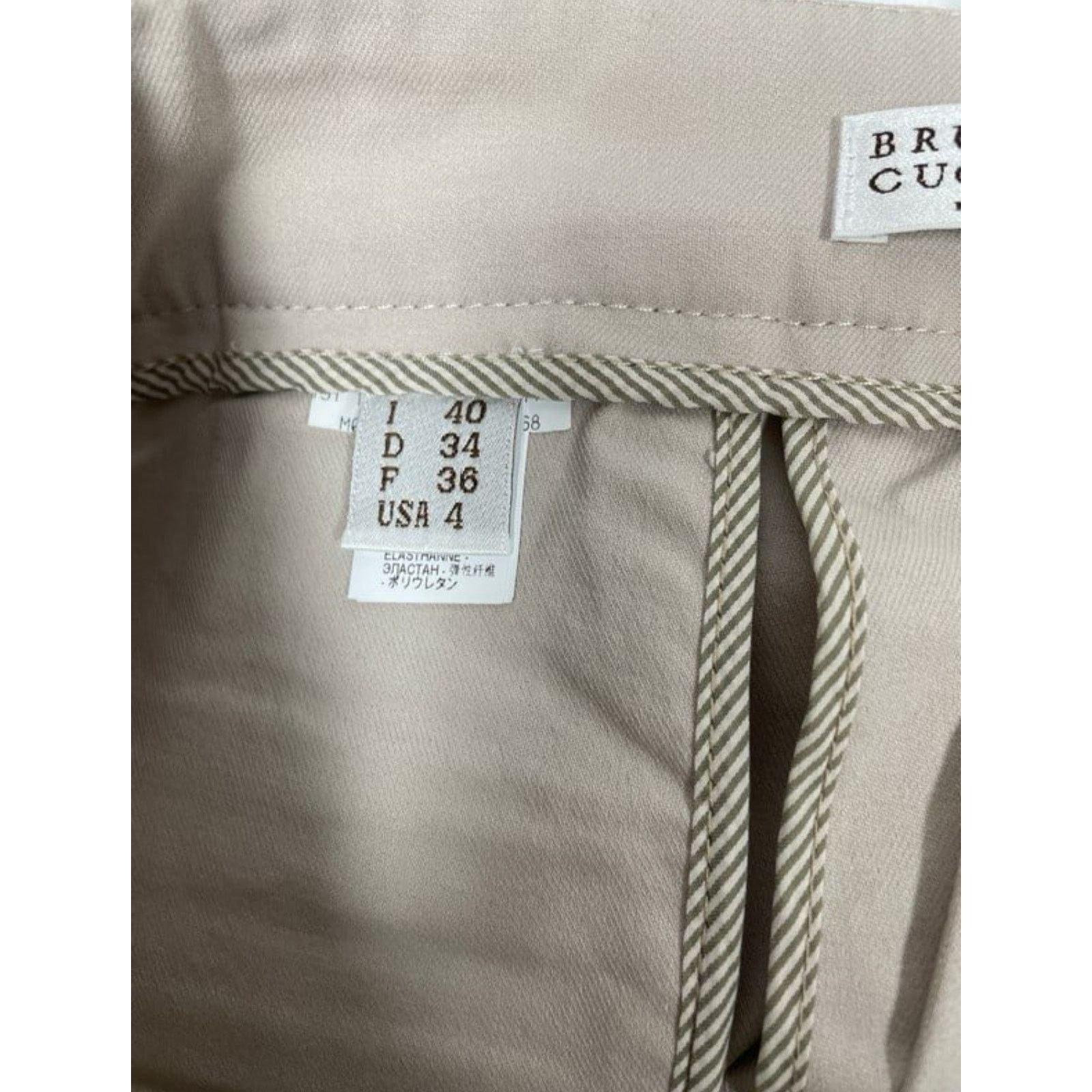 Brunello Cucinelli Brunello Cucinelli Stretch Skinny Cropped Pants - Size 4 Size 27" / US 4 / IT 40 - 7 Thumbnail