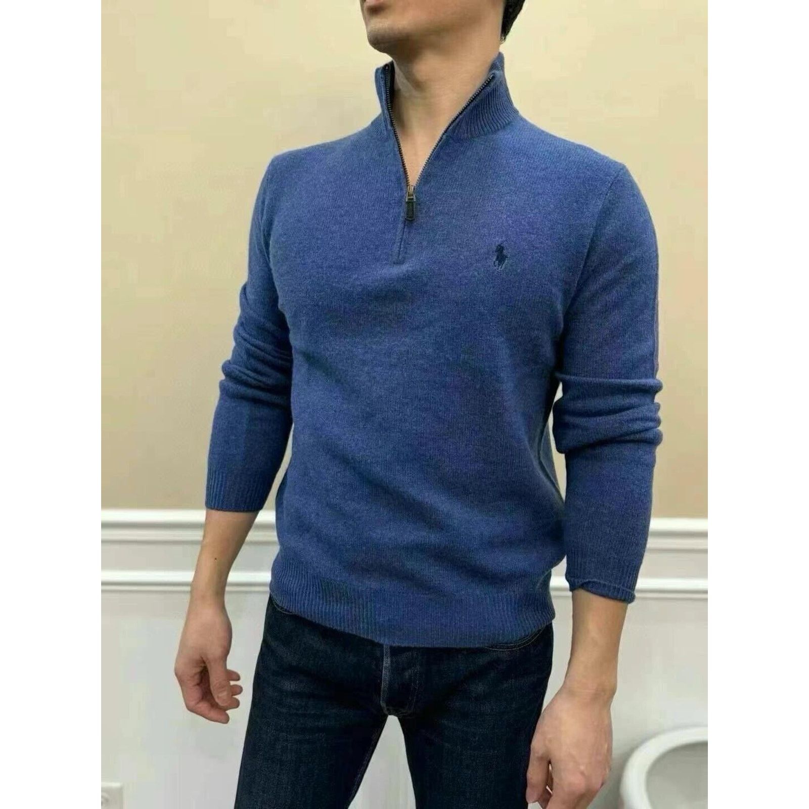 Ralph Lauren NWT Polo Ralph Lauren Men’s Long Sleeve Pullover Wool Size US M / EU 48-50 / 2 - 2 Thumbnail