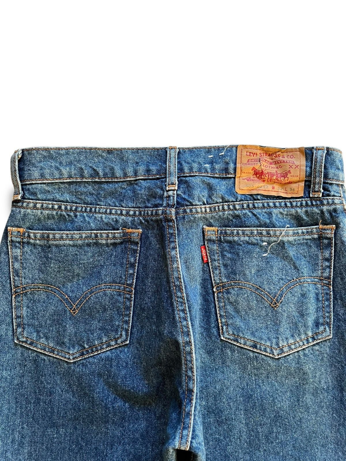 Levi's × Levi's Vintage Clothing Vintage 90s Levis 505 Loose Style Classic Blue Jeans Size 30" / US 8 / IT 44 - 8 Thumbnail