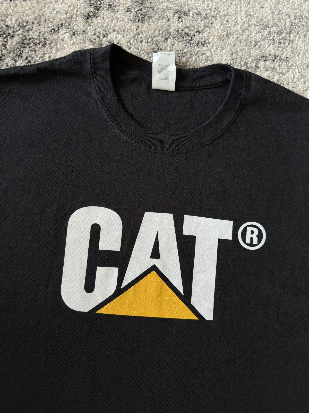 Caterpillar × Gildan CAT Caterpillar Gildan Streetwear Vintage WorkWear Size US XL / EU 56 / 4 - 2 Thumbnail