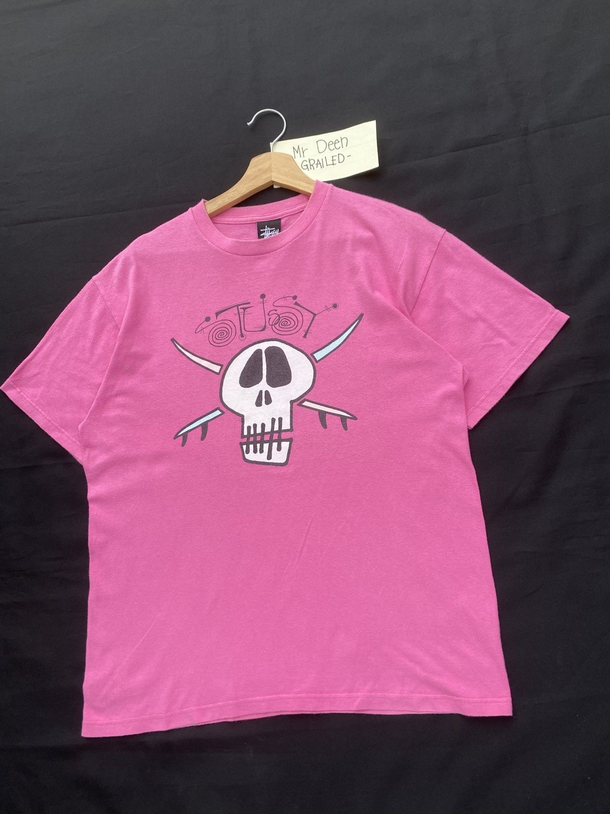 Stussy Rare Vintage 00s Stussy Skull Logo Tshirt Size US M / EU 48-50 / 2 - 4 Thumbnail