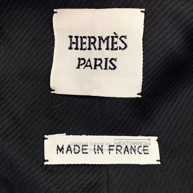 Hermes Hermes Colorblock Striped Wool Long Sleeve Leather Jacket Size XS / US 0-2 / IT 36-38 - 5 Thumbnail