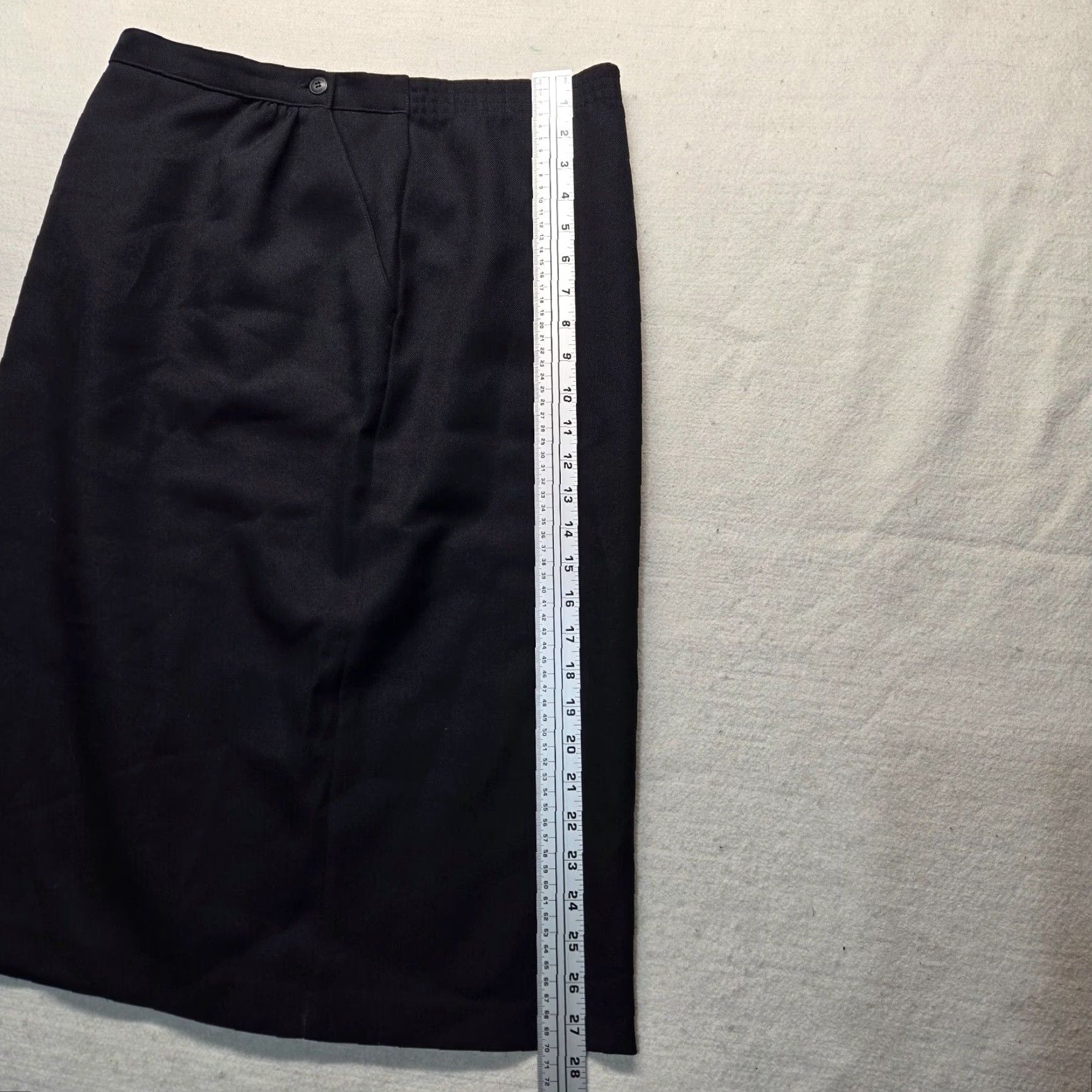 Vintage VINTAGE Donnkenny Skirt Women 12P Petite Adult Knee Length Gray A-Line Pockets 80s Grandmacore Mens? Size 34" / US 12 / IT 48 - 4 Thumbnail