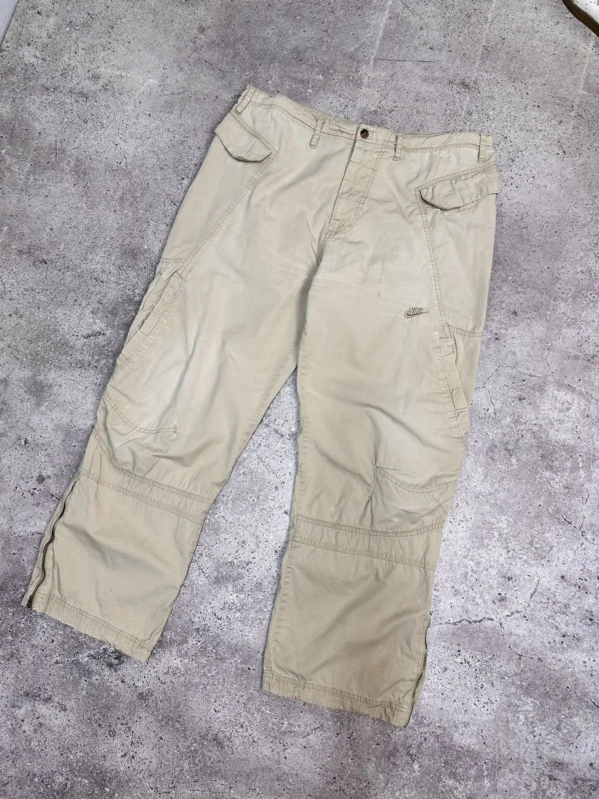 Nike Vintage Nike Cargo Baggy Japan Avantgarde Faded Bontage Y2K Size US 36 / EU 52 - 4 Thumbnail