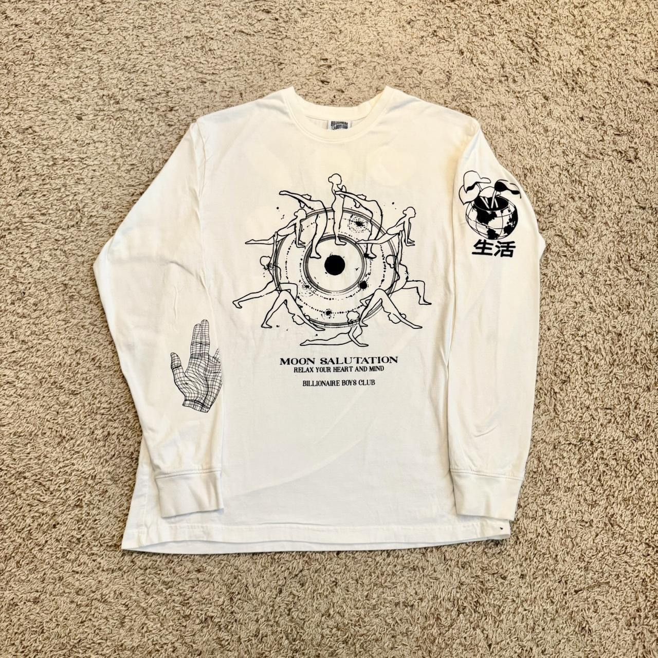 Billionaire Boys Club Billionaire Boys Club Moon Salutation Long Sleeve Tee L Size US L / EU 52-54 / 3 - 1 Thumbnail