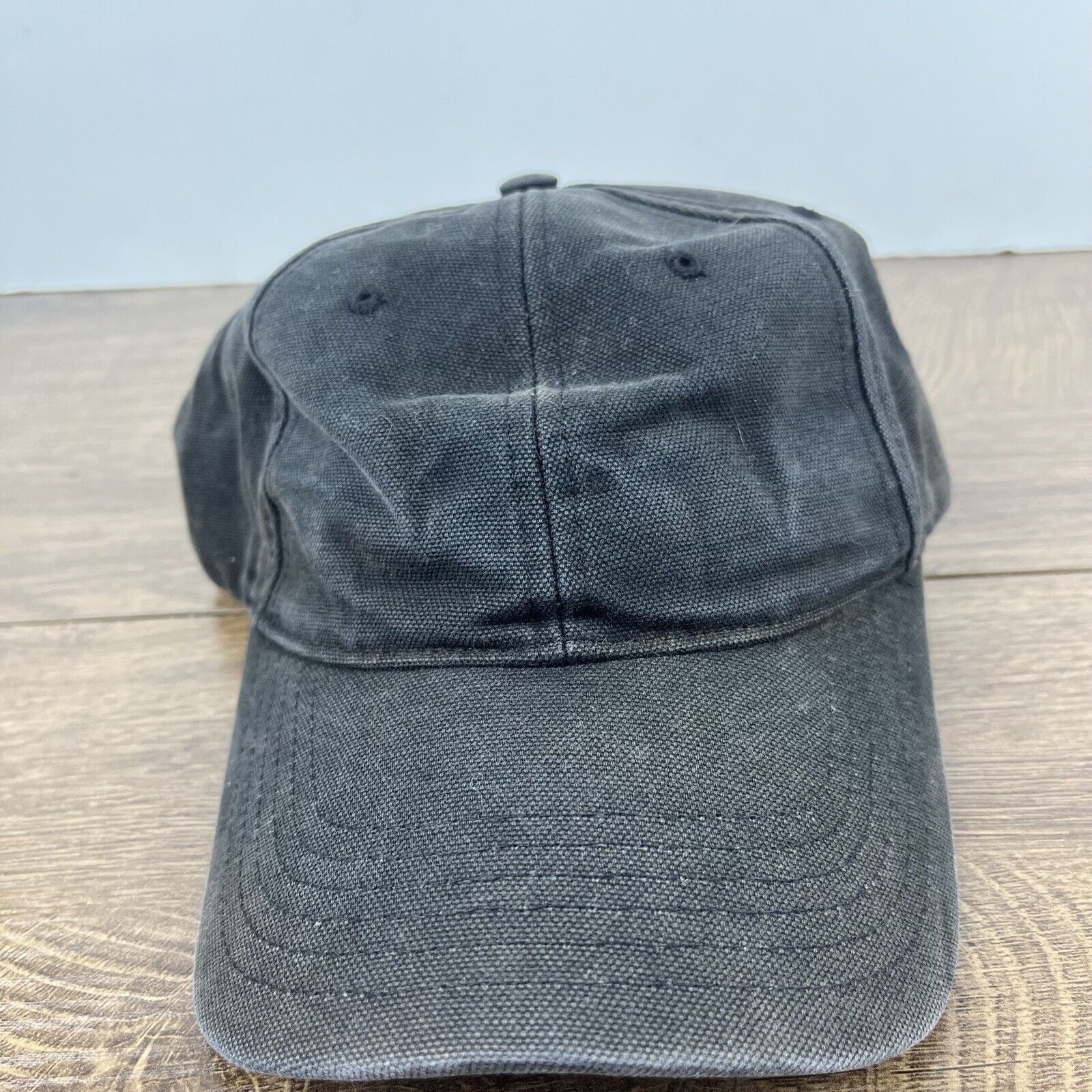 Other Black Washed Out Hat Adjustable Hat Black Hat Adjustable Bla Size ONE SIZE - 4 Thumbnail