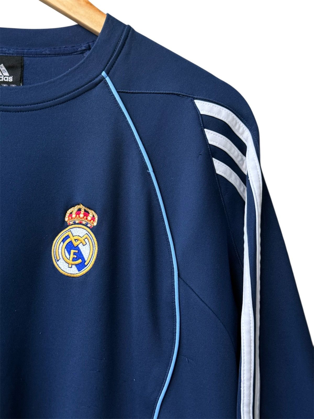 Adidas Vintage 2005 Real Madrid training adidas Sweatshirt Size US M / EU 48-50 / 2 - 4 Thumbnail