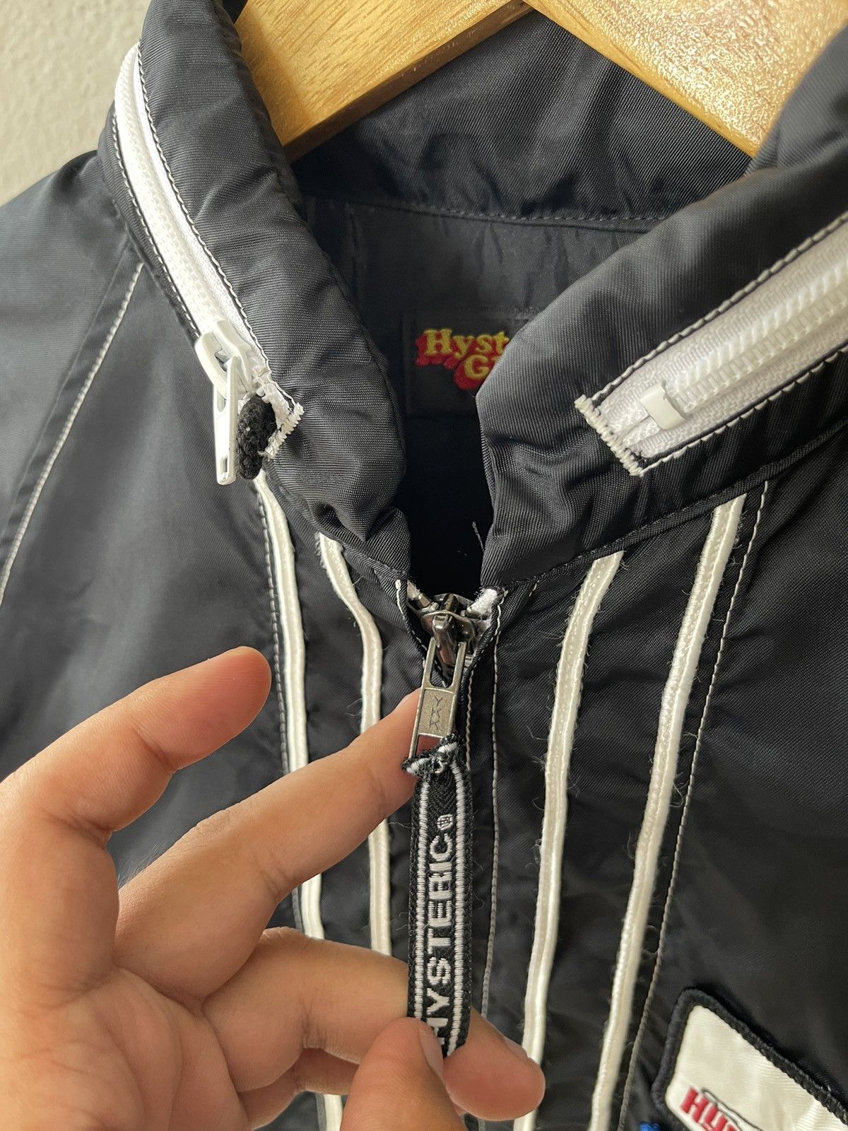 Hysteric Glamour Vintage Hysteric Glamour Patches Hooded Jacket Size US S / EU 44-46 / 1 - 4 Thumbnail