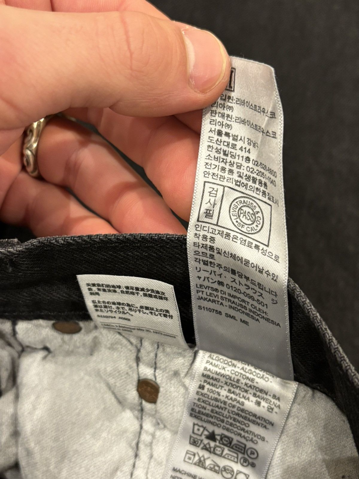 DENIM TEARS Denim Tears Levis Rocker Studded Denim Jeans Size US 32 / EU 48 - 5 Thumbnail