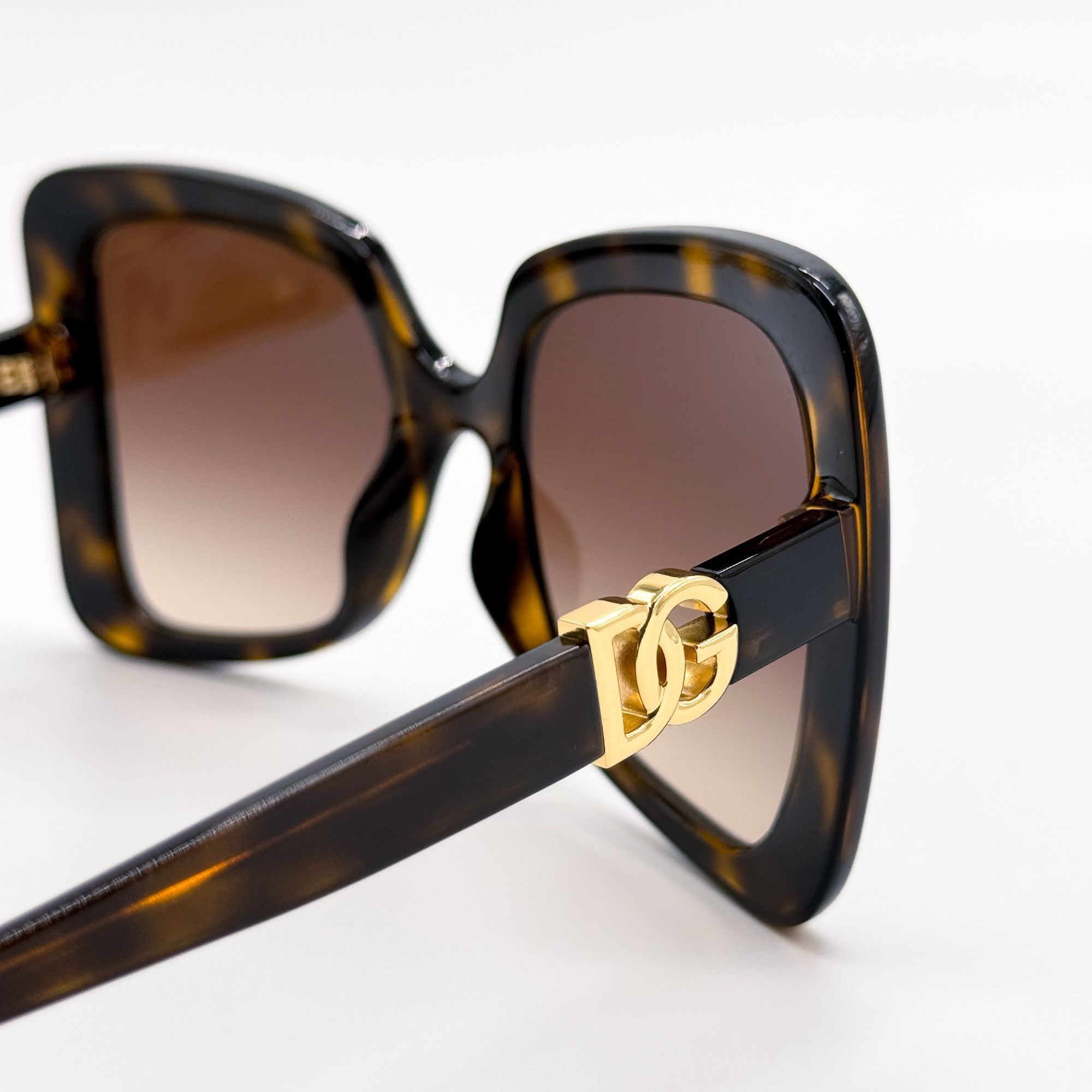 New Dolce&Gabbana DG6193U 502/13 Brown Women Oversized Sungl display picture 1