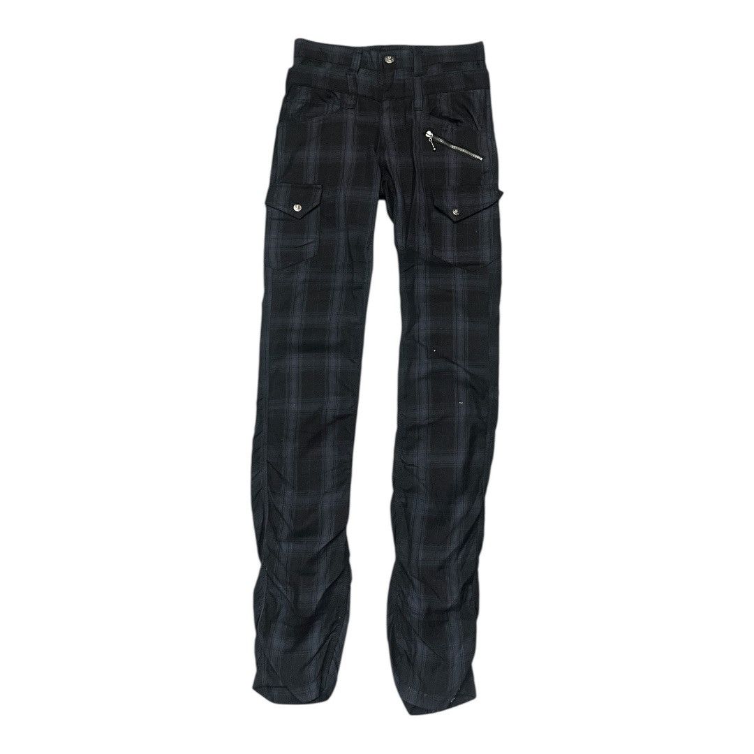 Japanese Brand Double Focus Plaid Punk Cargo Size US 30 / EU 46 - 1 Thumbnail