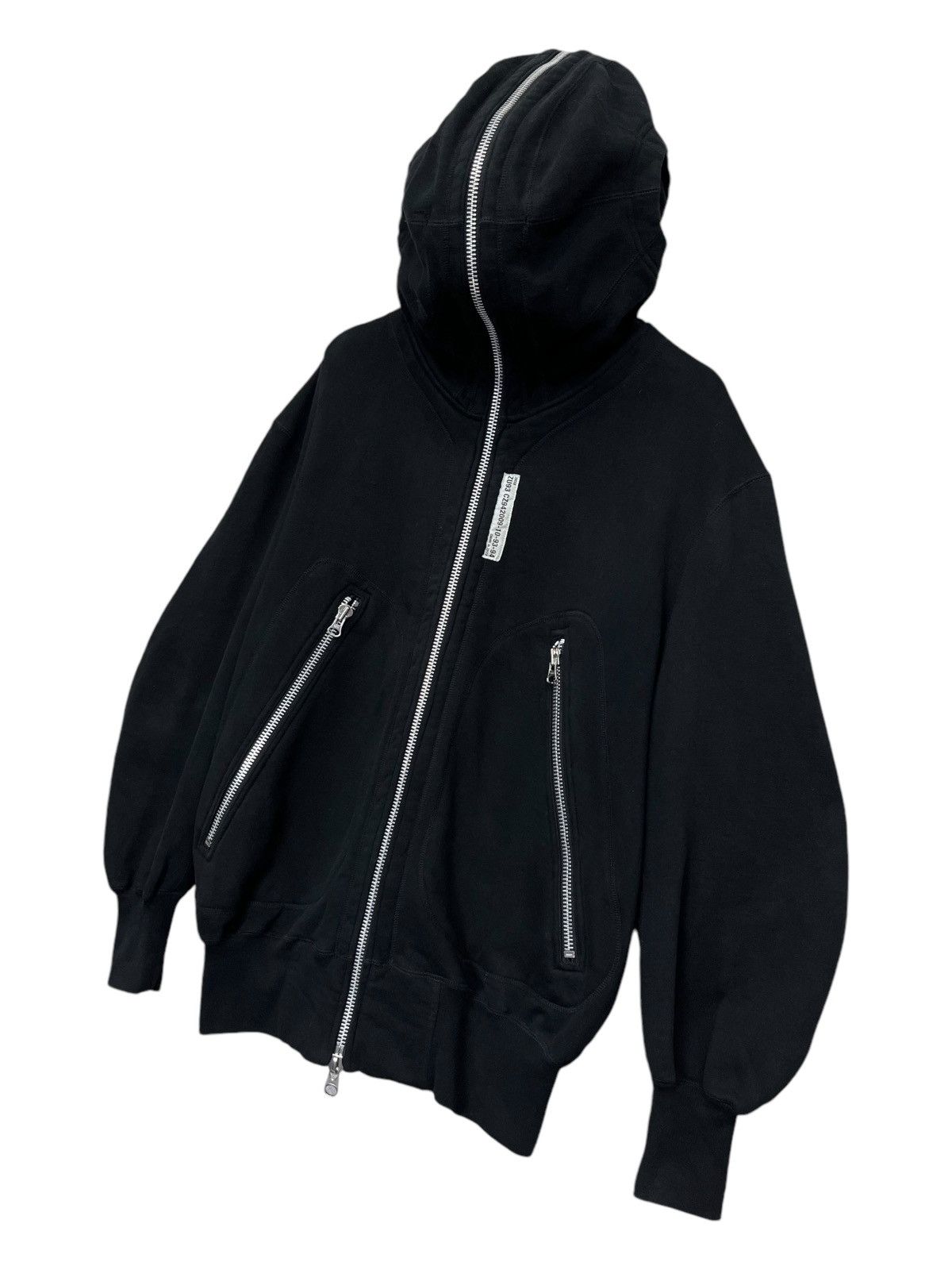 ジャケット・アウター 00s CABANE de ZUCCa Big Hoodie Riders 00s cabane de zucca military coat y2k cabane de zucca archive