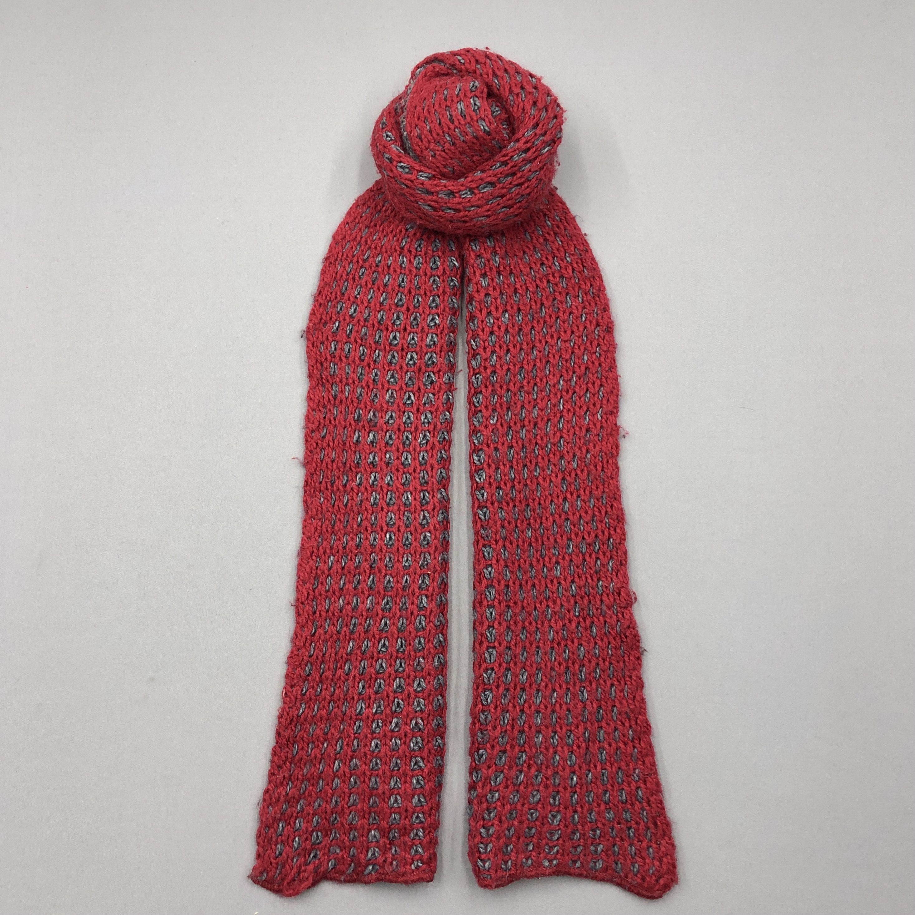 Takeo Kikuchi Vintage Takeo Kikuchi Scarf Muffler Wool Ribbed Knit Scarves Size ONE SIZE - 1 Thumbnail